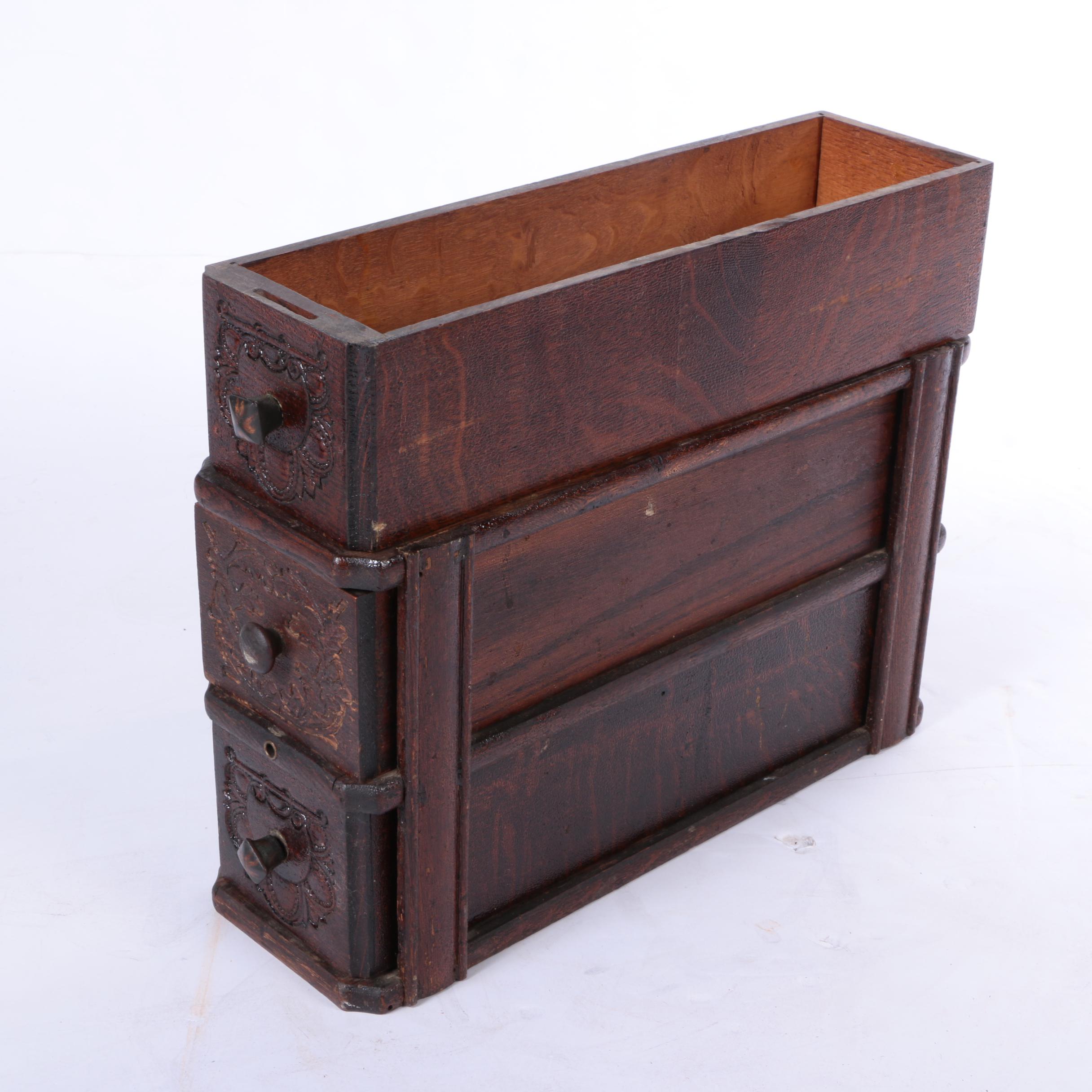 Antique Sewing Machine Cabinet Drawers