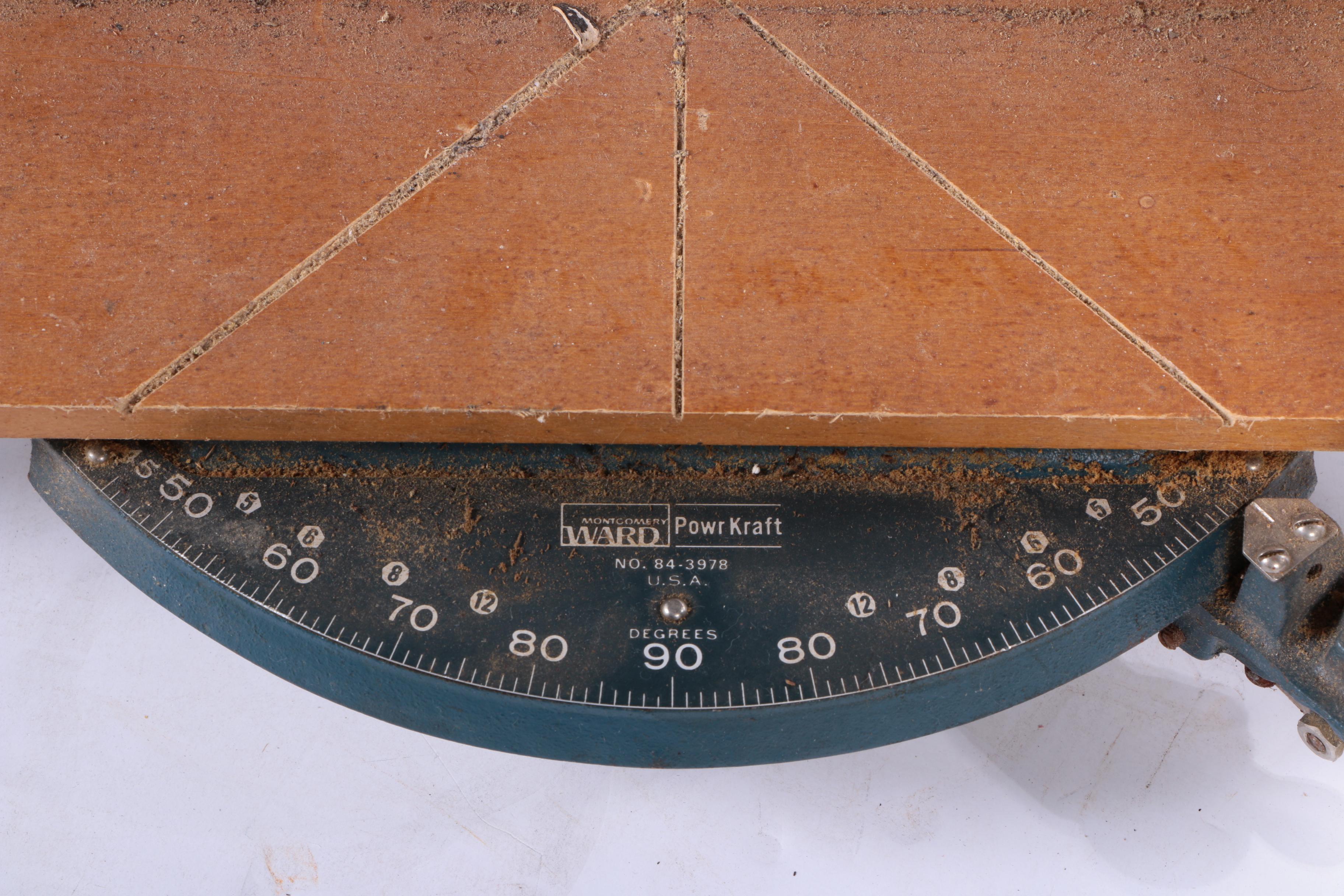 Montgomery Ward PowrKraft Miter Box with Guide