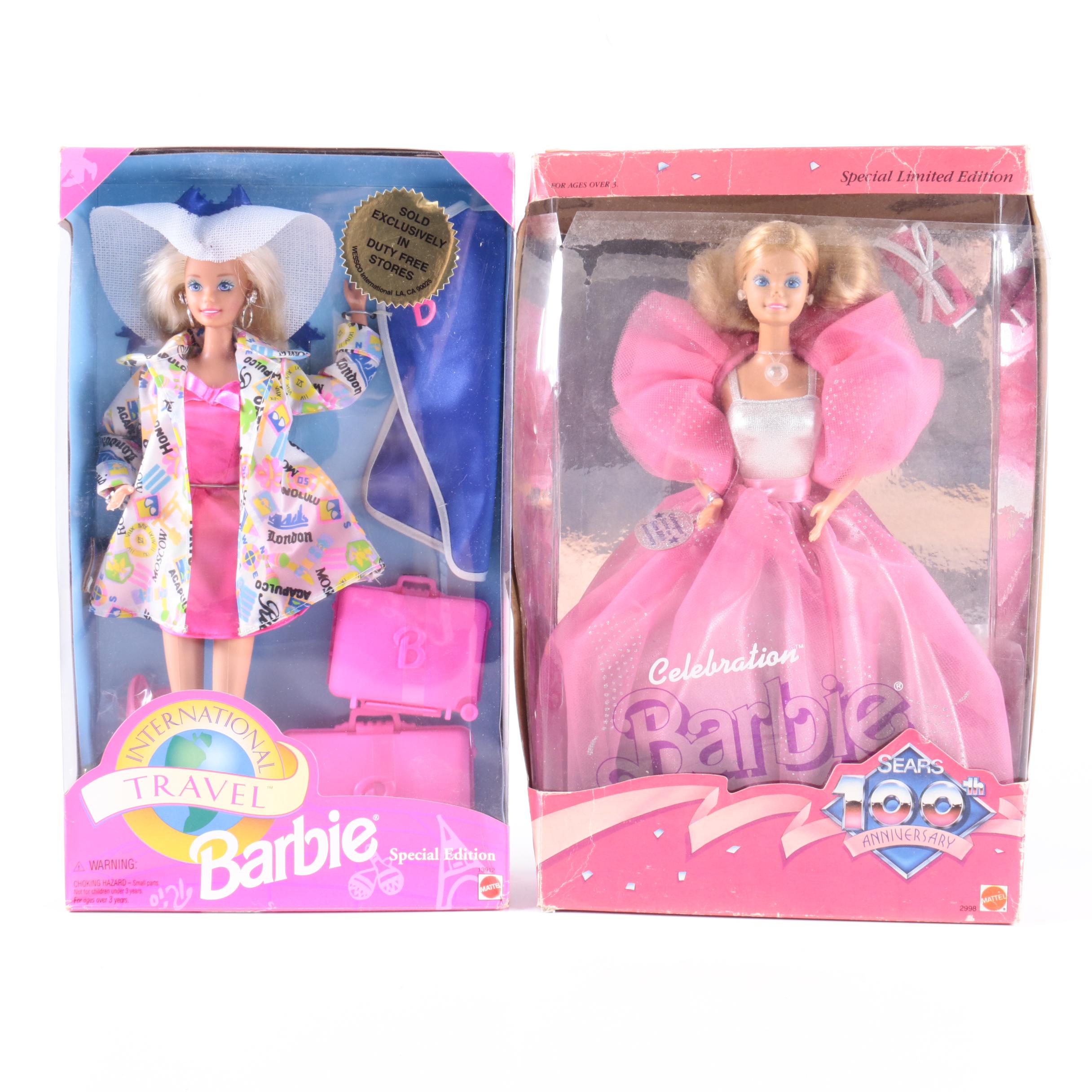 Barbie and Radio City Rockettes Dolls in Original Packaging