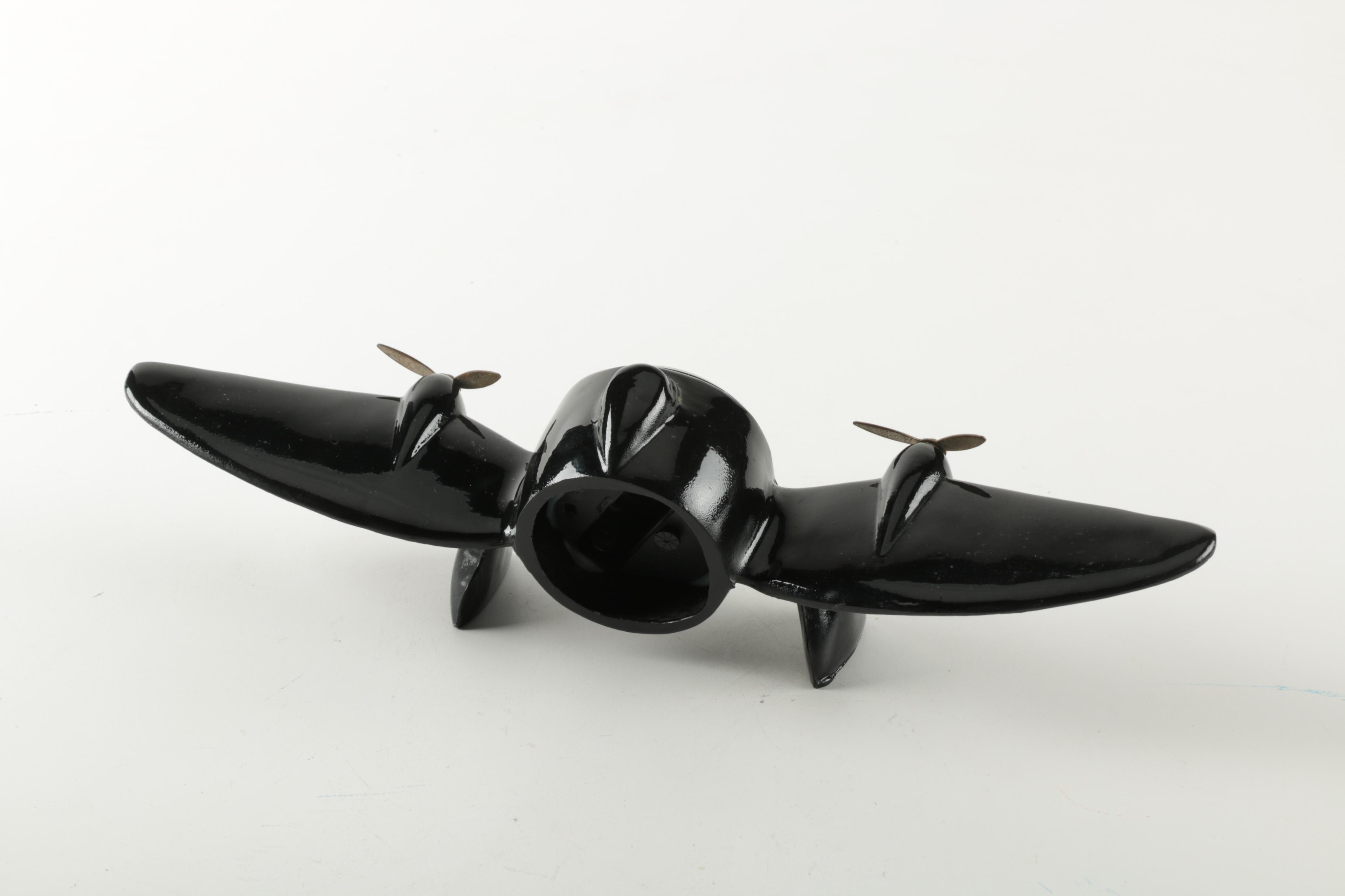 Vintage Airplane Desk Clock by Sarsaparilla