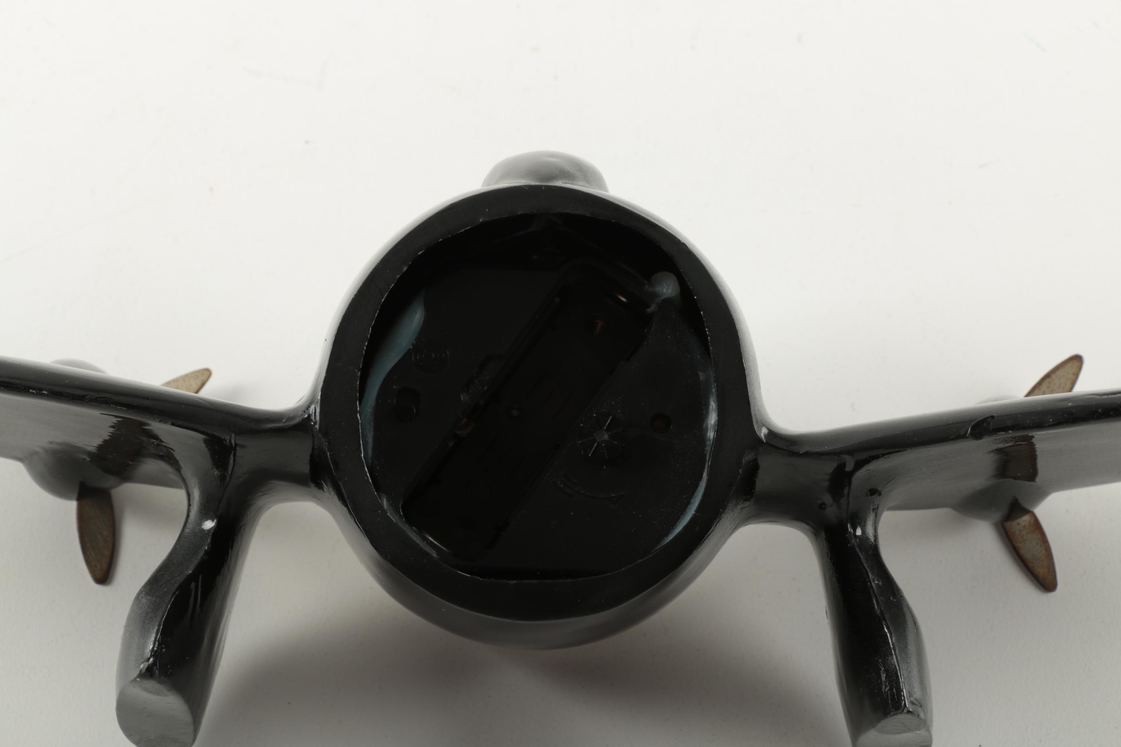 Vintage Airplane Desk Clock by Sarsaparilla