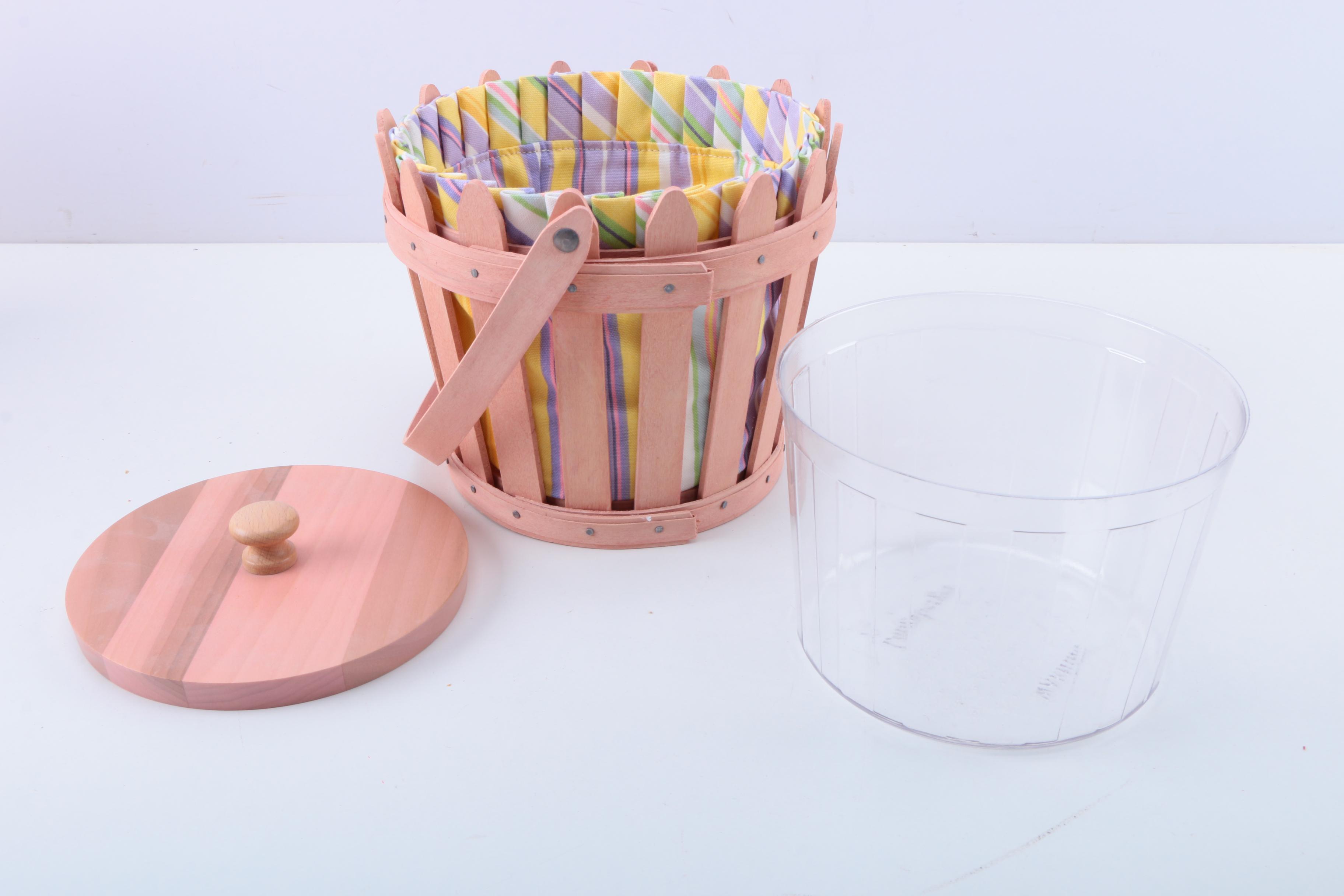 Collection of Longaberger Handmade Holiday Baskets