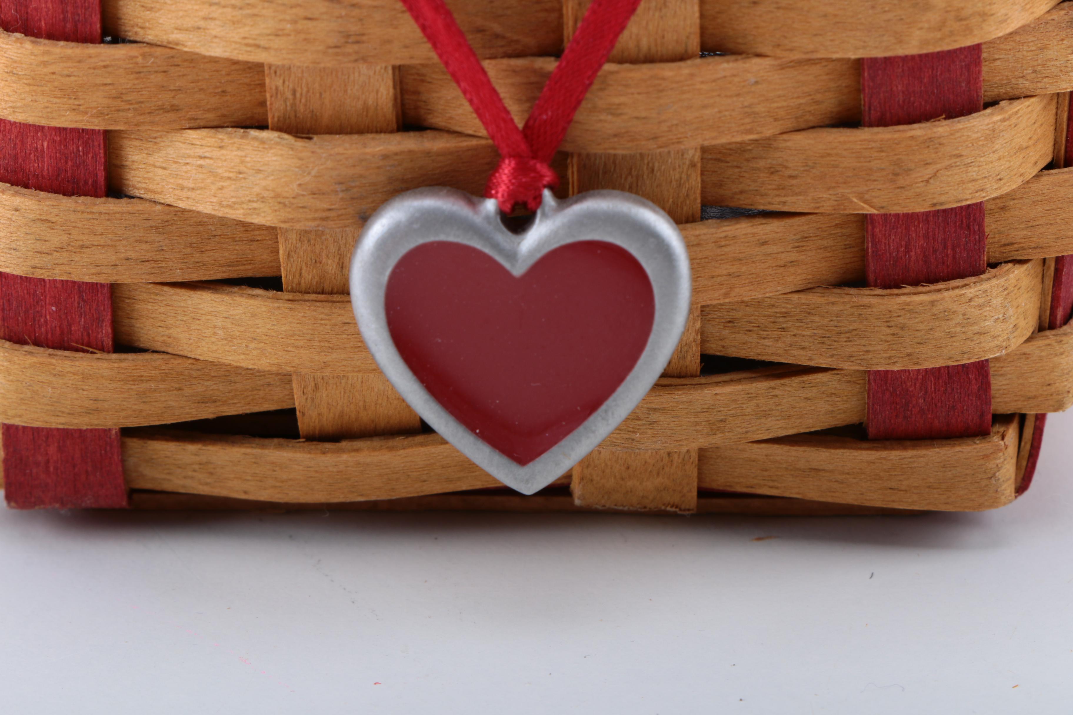 Collection of Longaberger Handmade Holiday Baskets