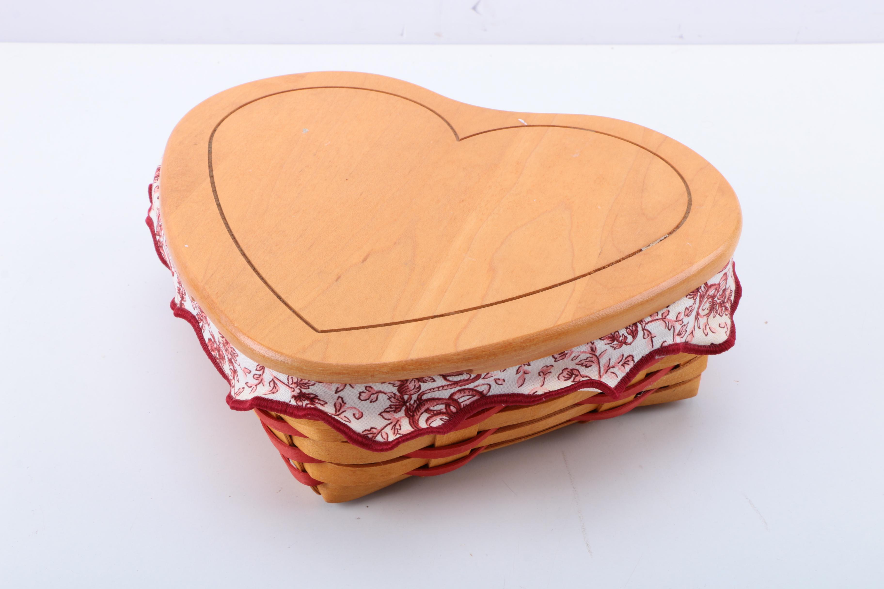 Collection of Longaberger Handmade Holiday Baskets