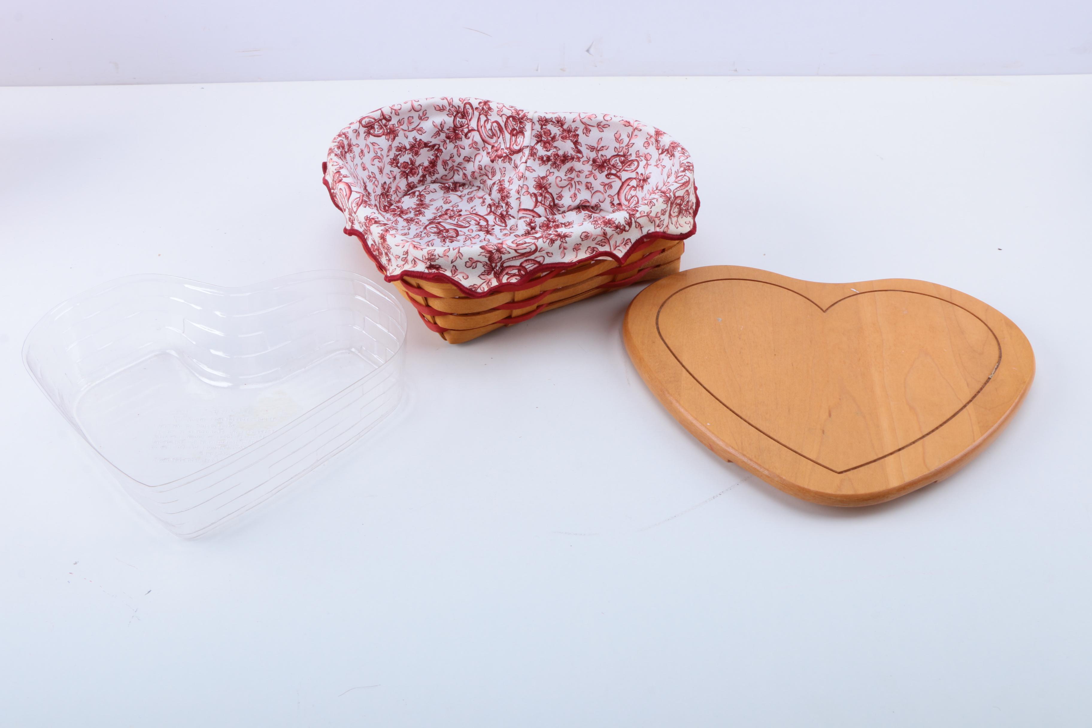 Collection of Longaberger Handmade Holiday Baskets