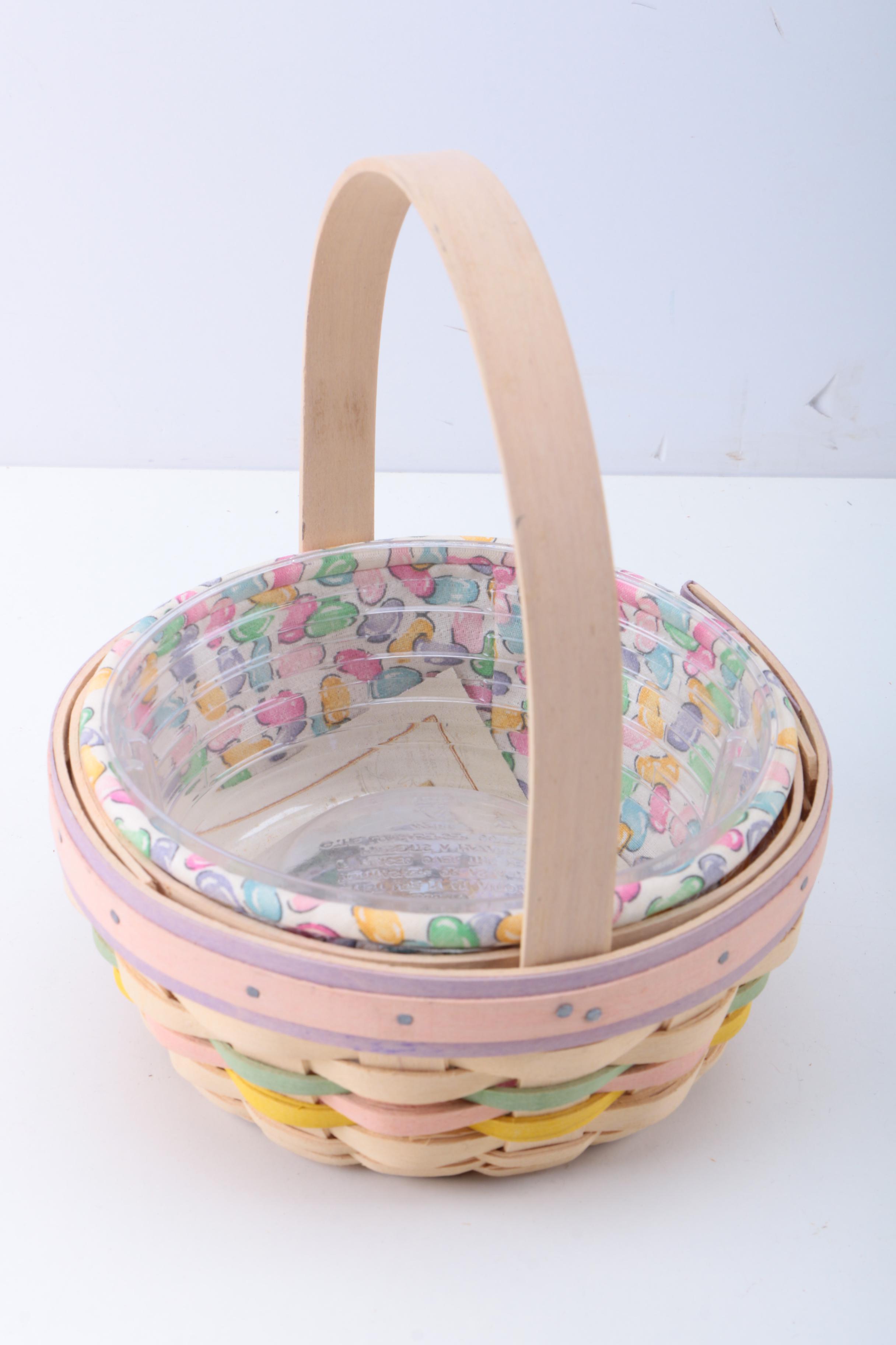 Collection of Longaberger Handmade Holiday Baskets