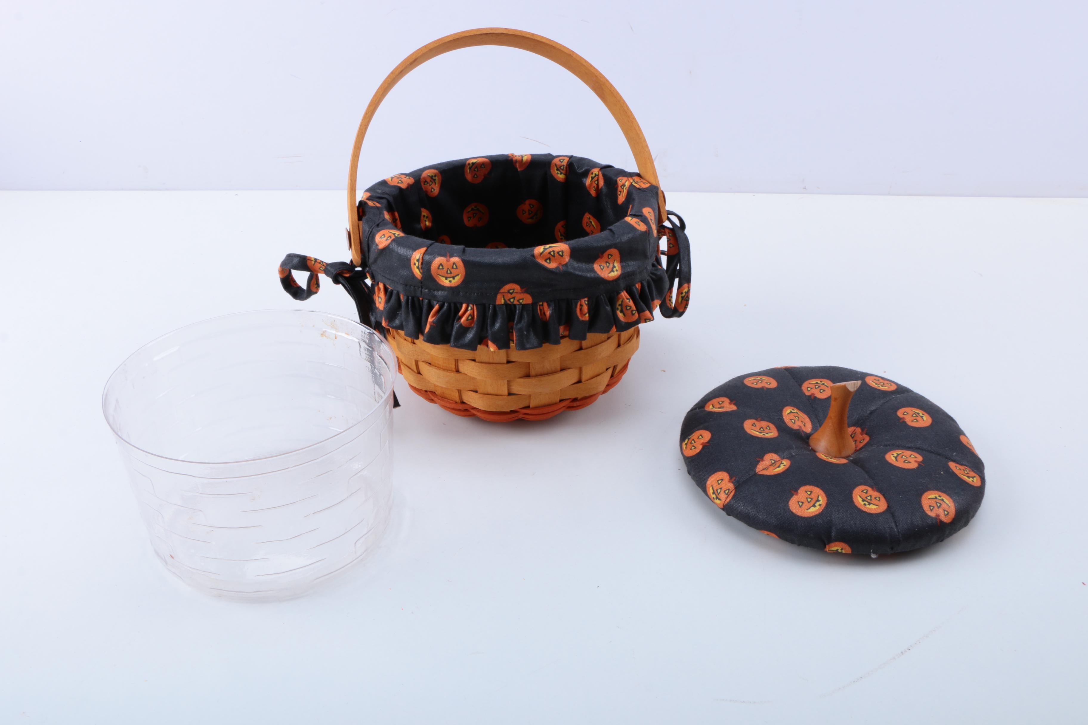 Collection of Longaberger Handmade Holiday Baskets