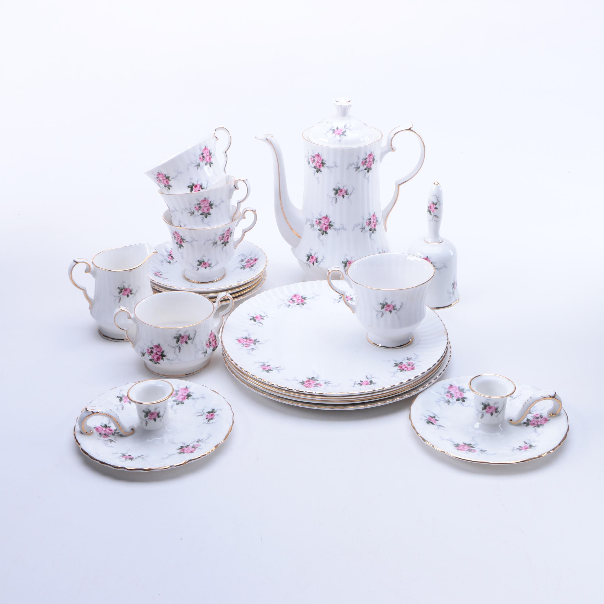Princess House "Windsor Rose" Porcelain Tea Service