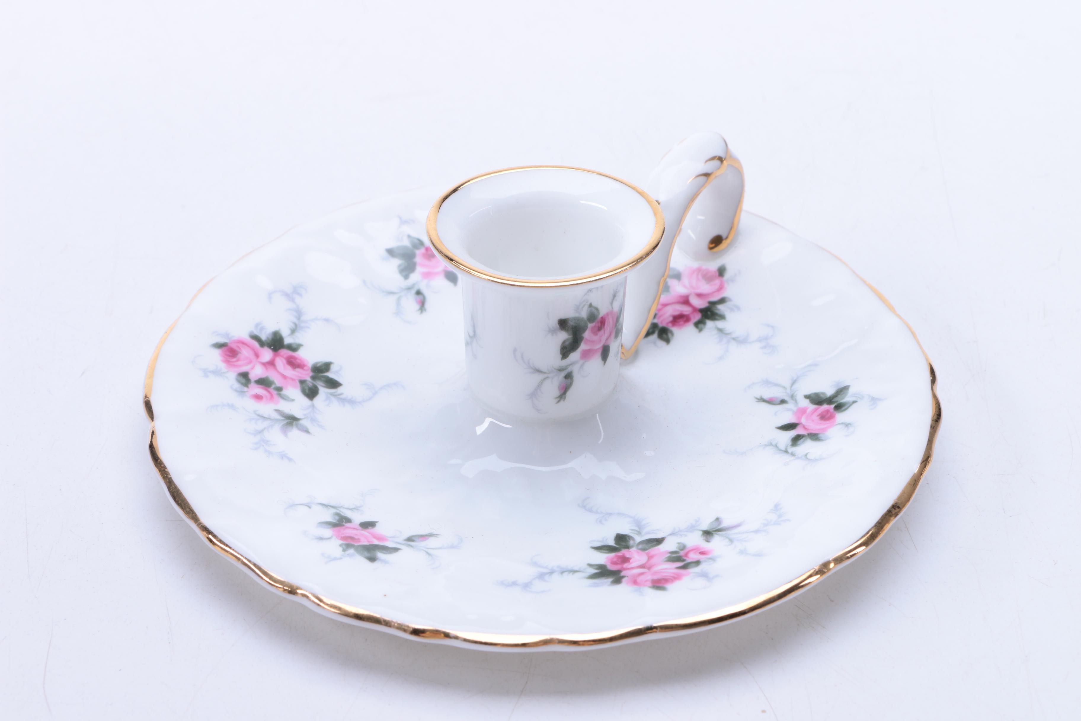 Princess House "Windsor Rose" Porcelain Tea Service