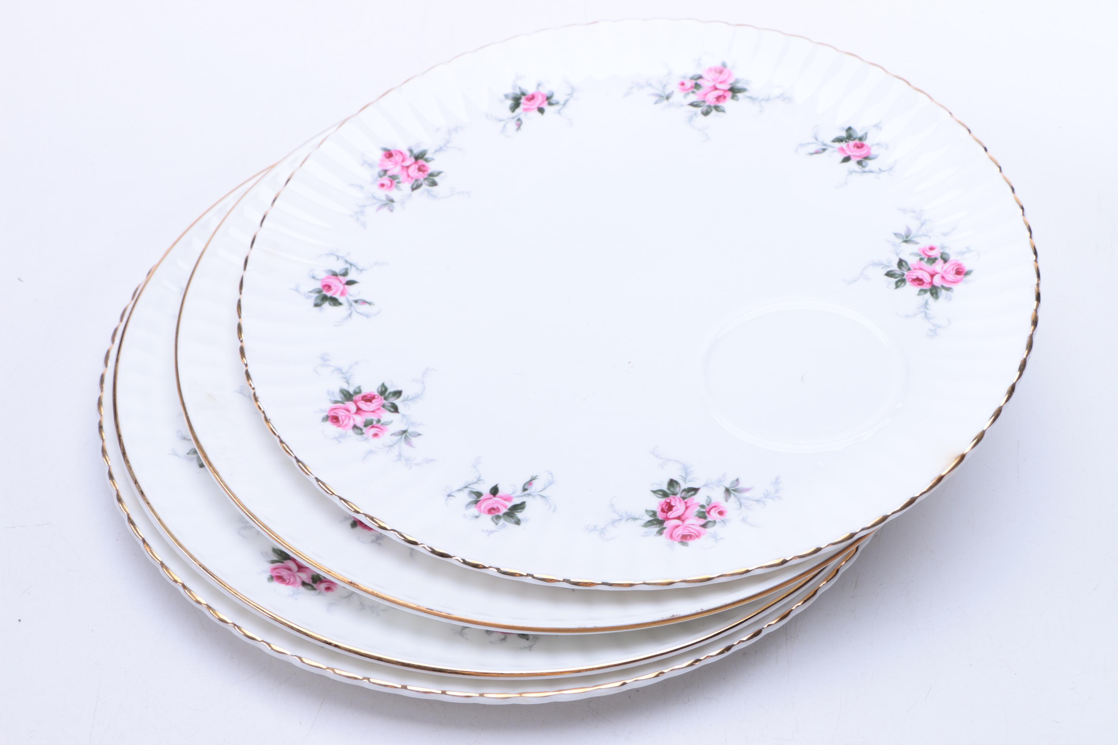 Princess House "Windsor Rose" Porcelain Tea Service