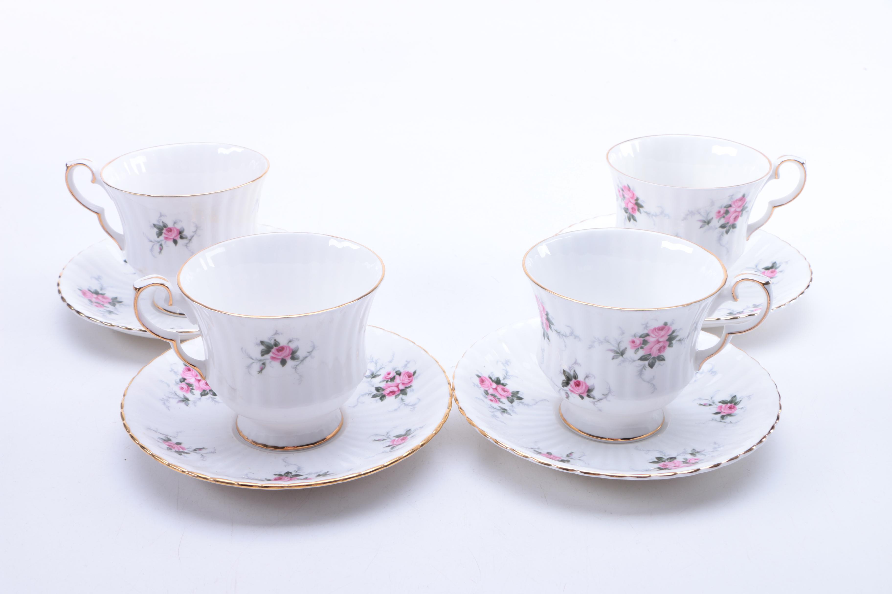 Princess House "Windsor Rose" Porcelain Tea Service