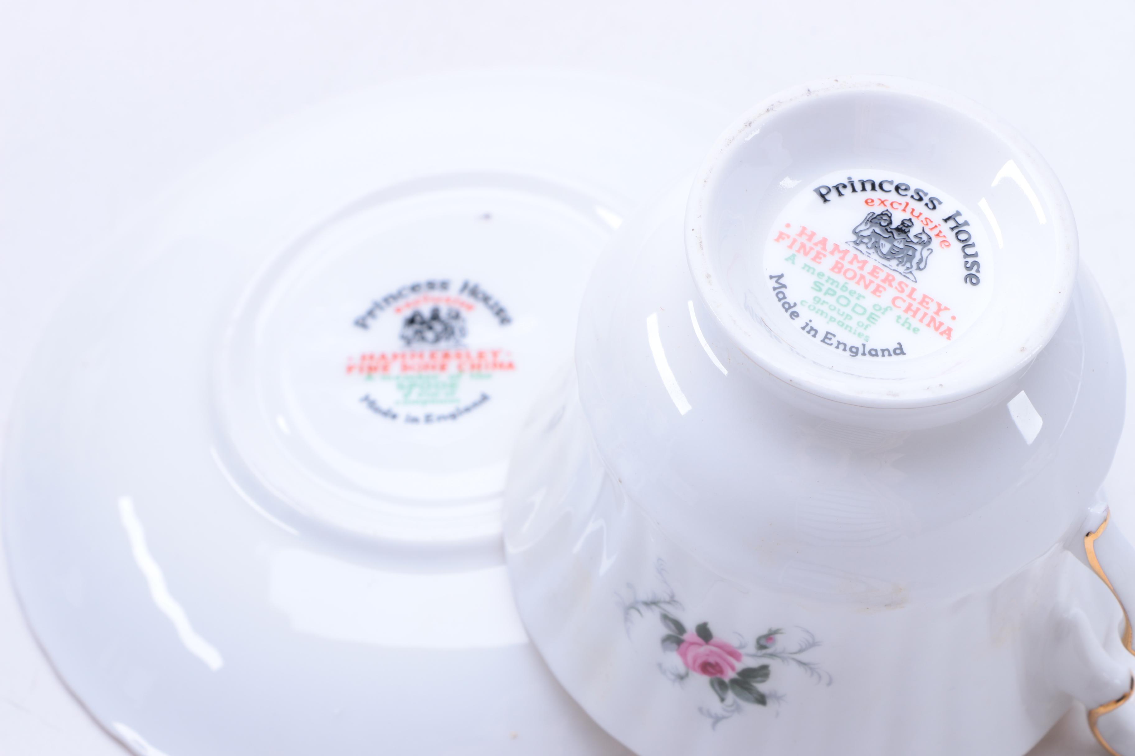 Princess House "Windsor Rose" Porcelain Tea Service