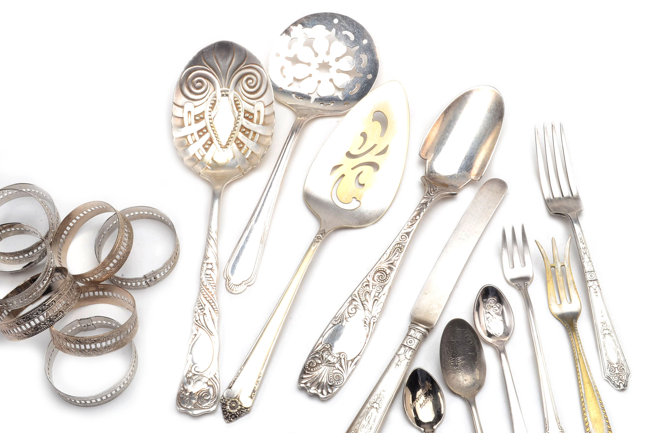Vintage Silver Plated Flatware Including Gorham