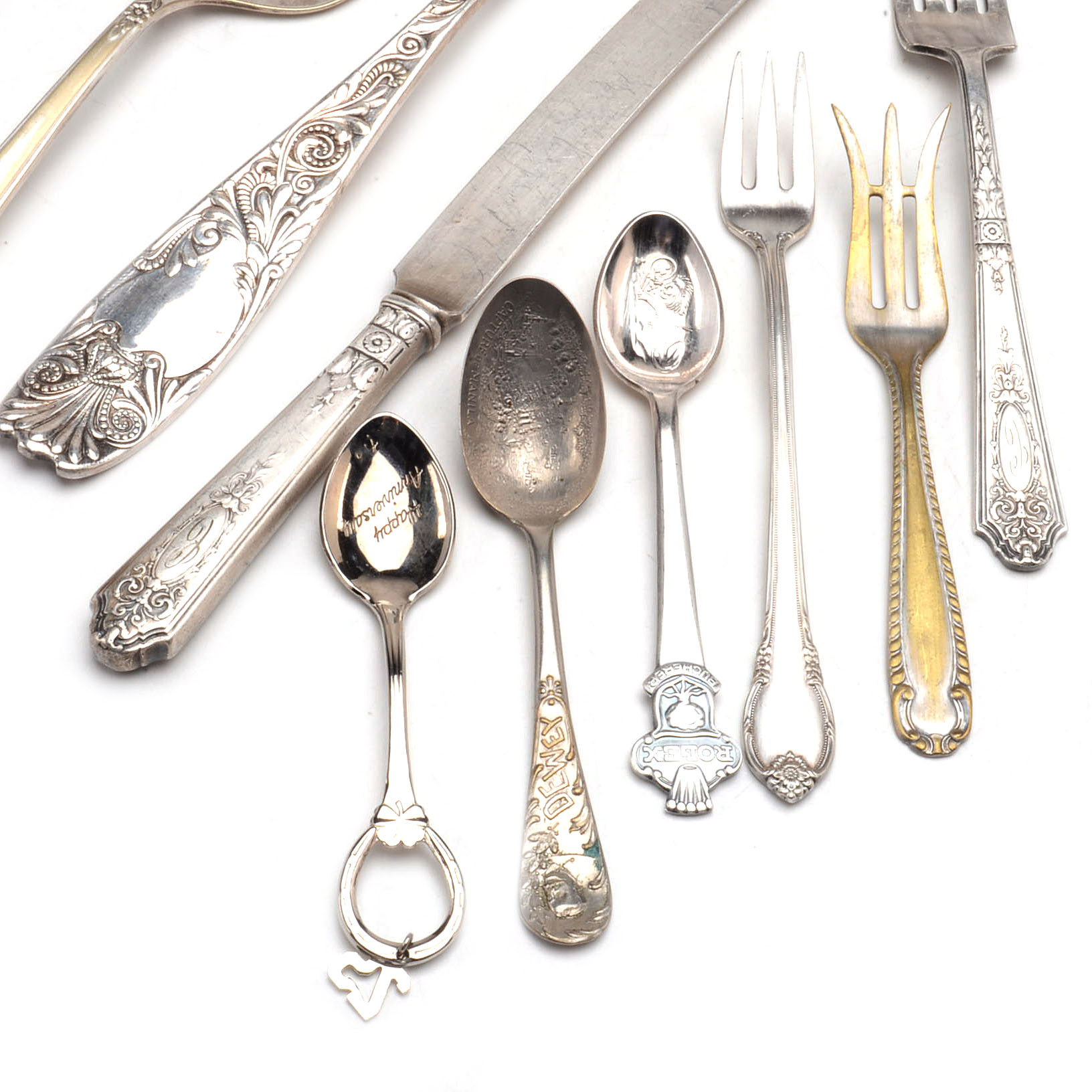 Vintage Silver Plated Flatware Including Gorham
