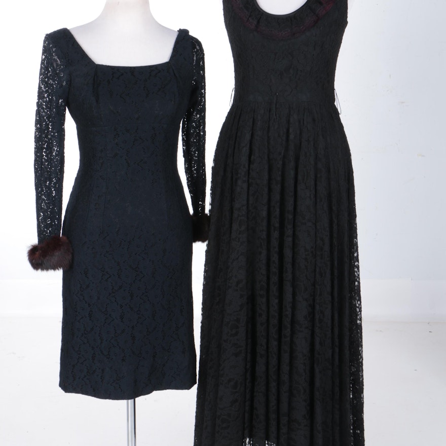 Collection of Black Lace Dresses