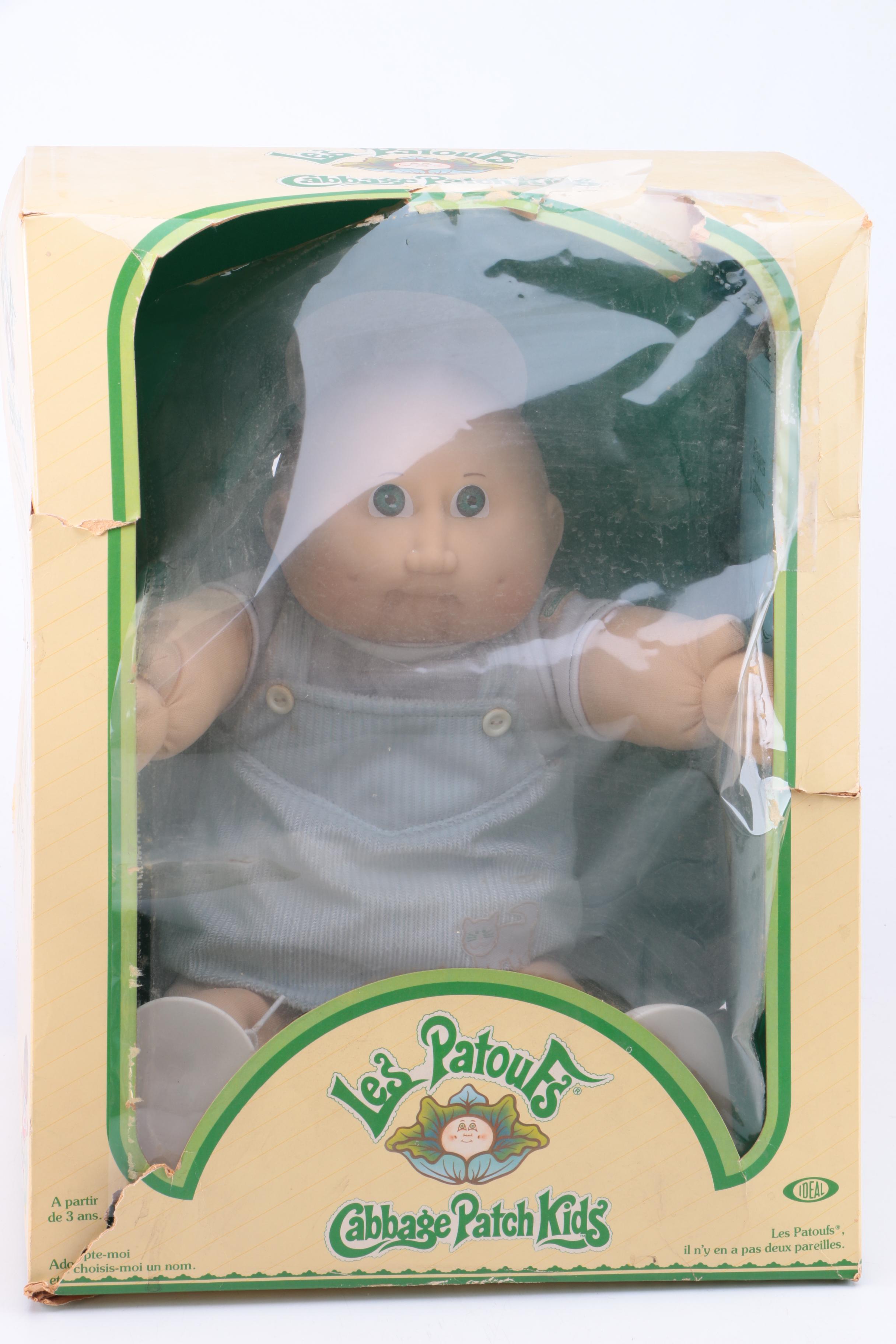 Circa 1980s Cabbage Patch Kids Dolls in Boxes