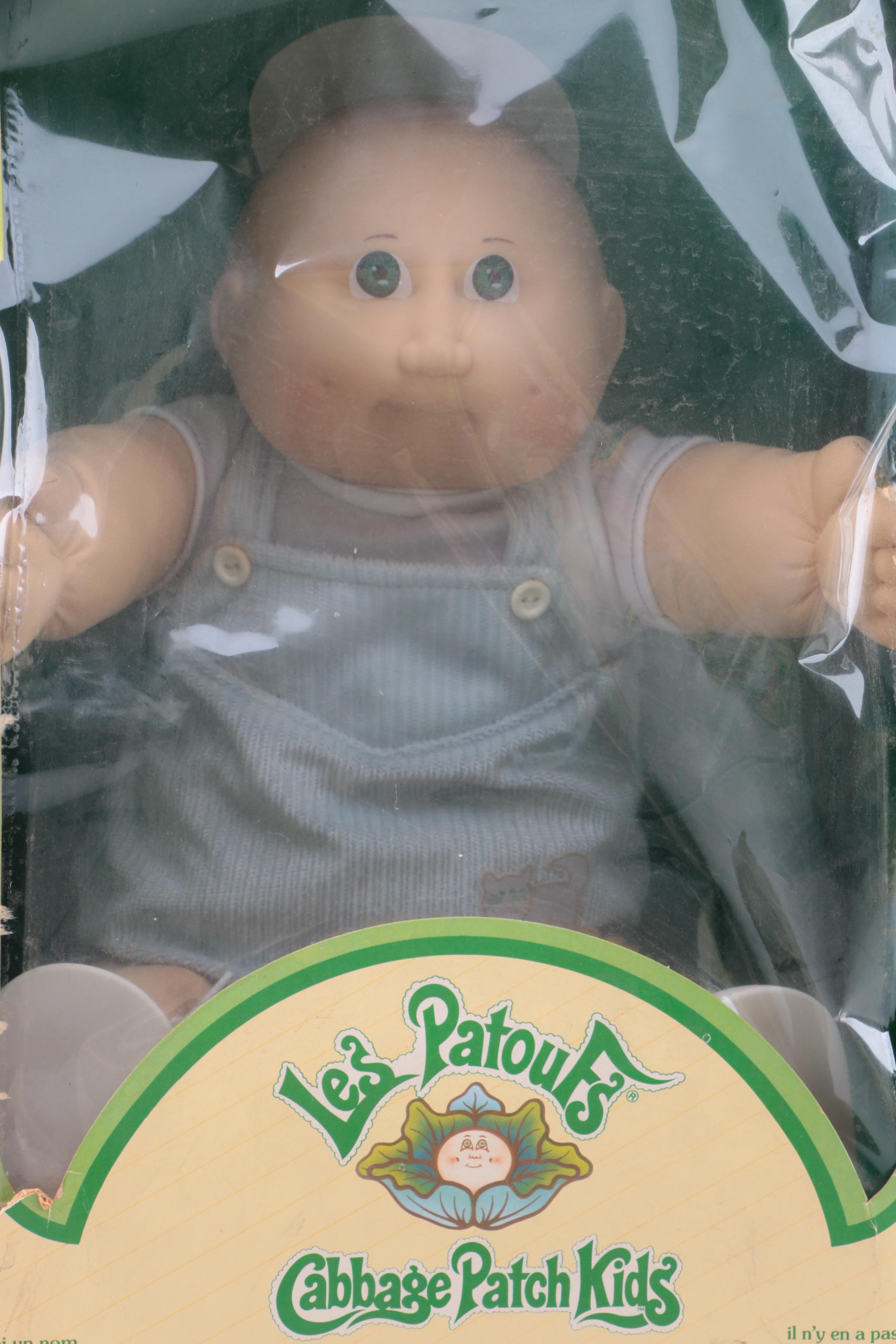 Circa 1980s Cabbage Patch Kids Dolls in Boxes