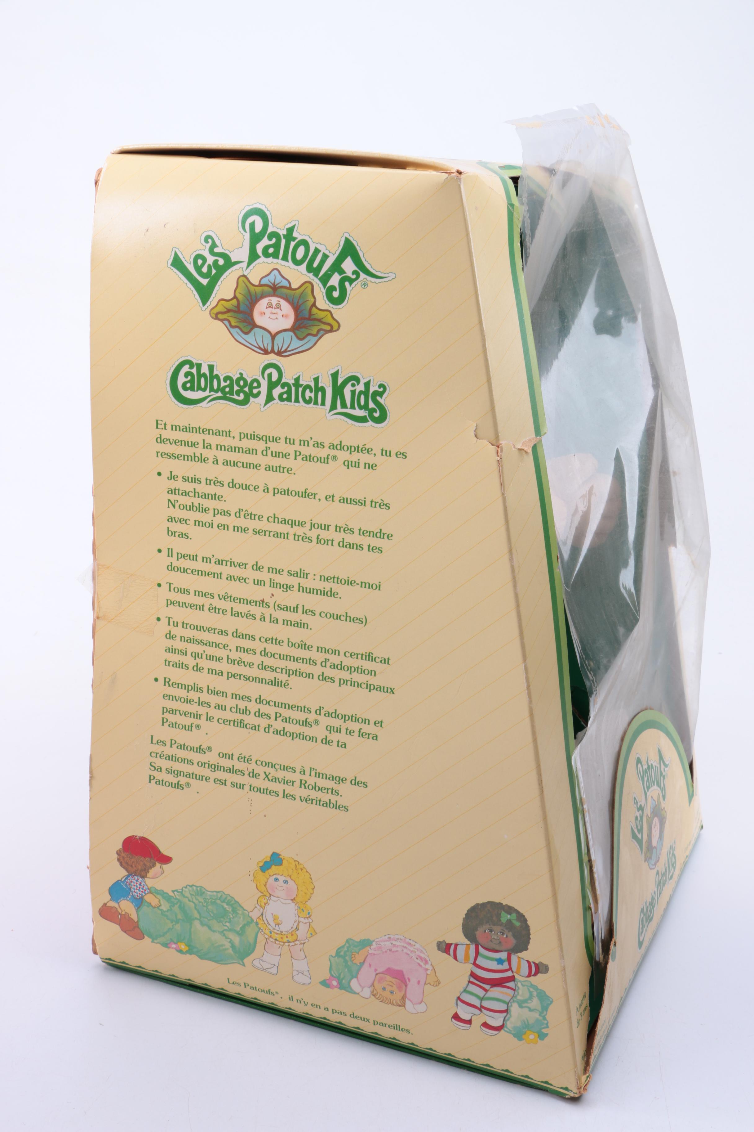 Circa 1980s Cabbage Patch Kids Dolls in Boxes