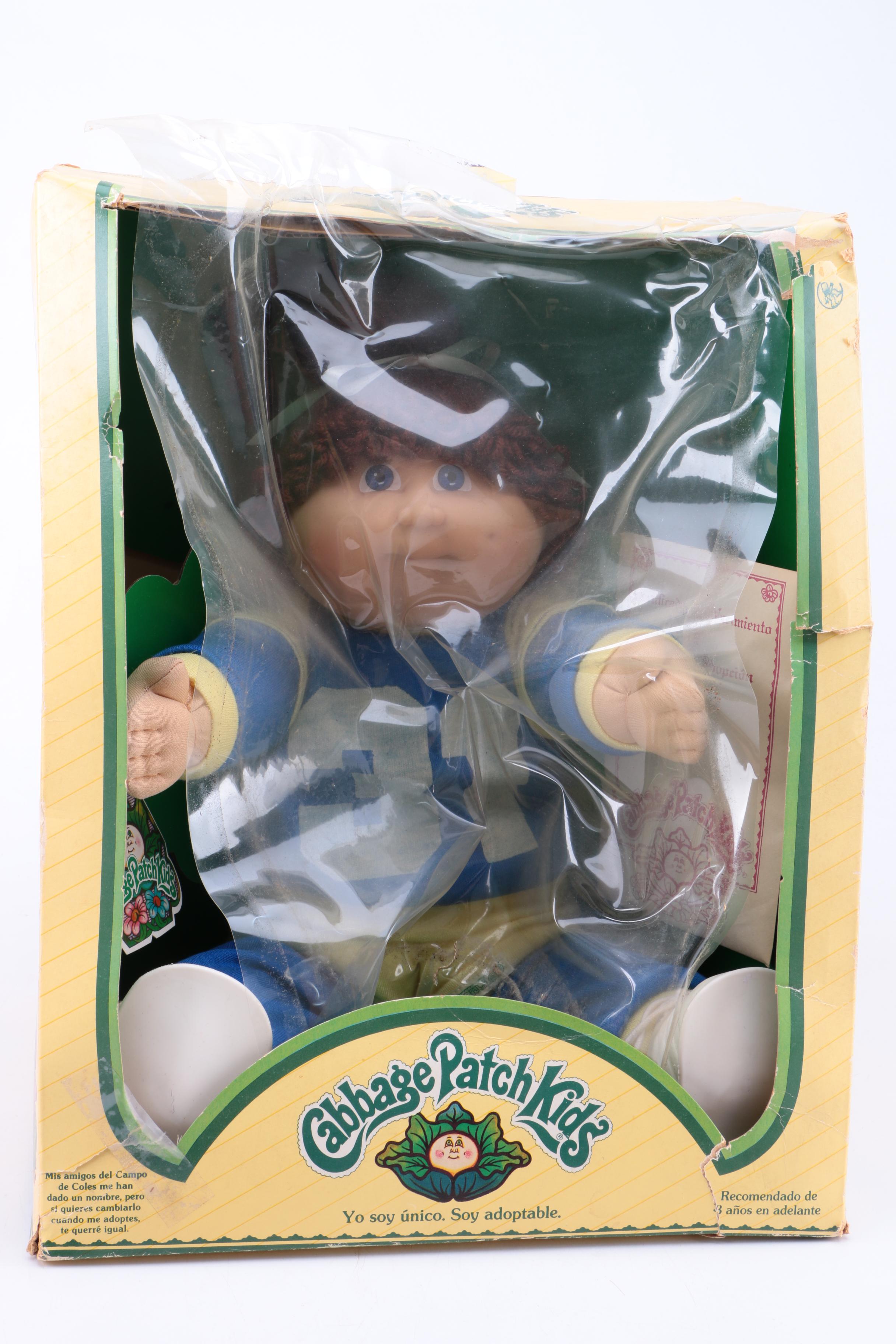 Circa 1980s Cabbage Patch Kids Dolls in Boxes