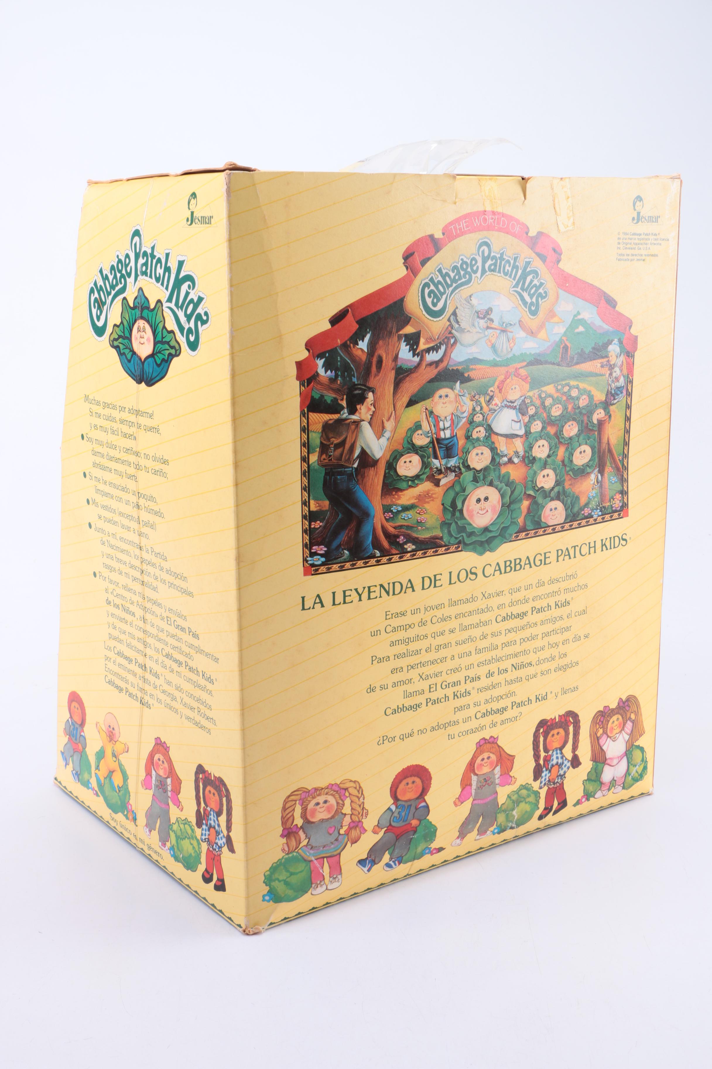 Circa 1980s Cabbage Patch Kids Dolls in Boxes