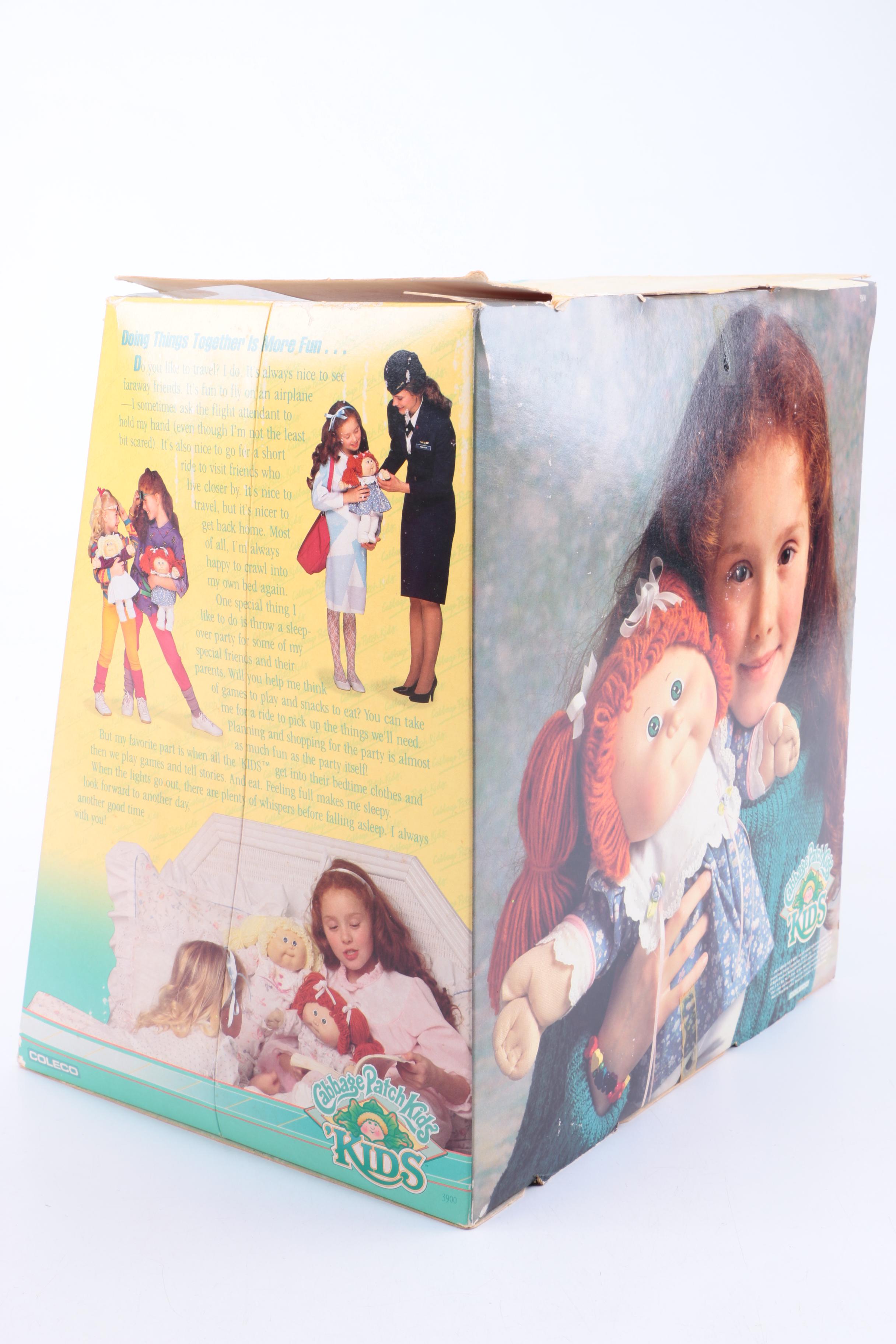 Circa 1980s Cabbage Patch Kids Dolls in Boxes