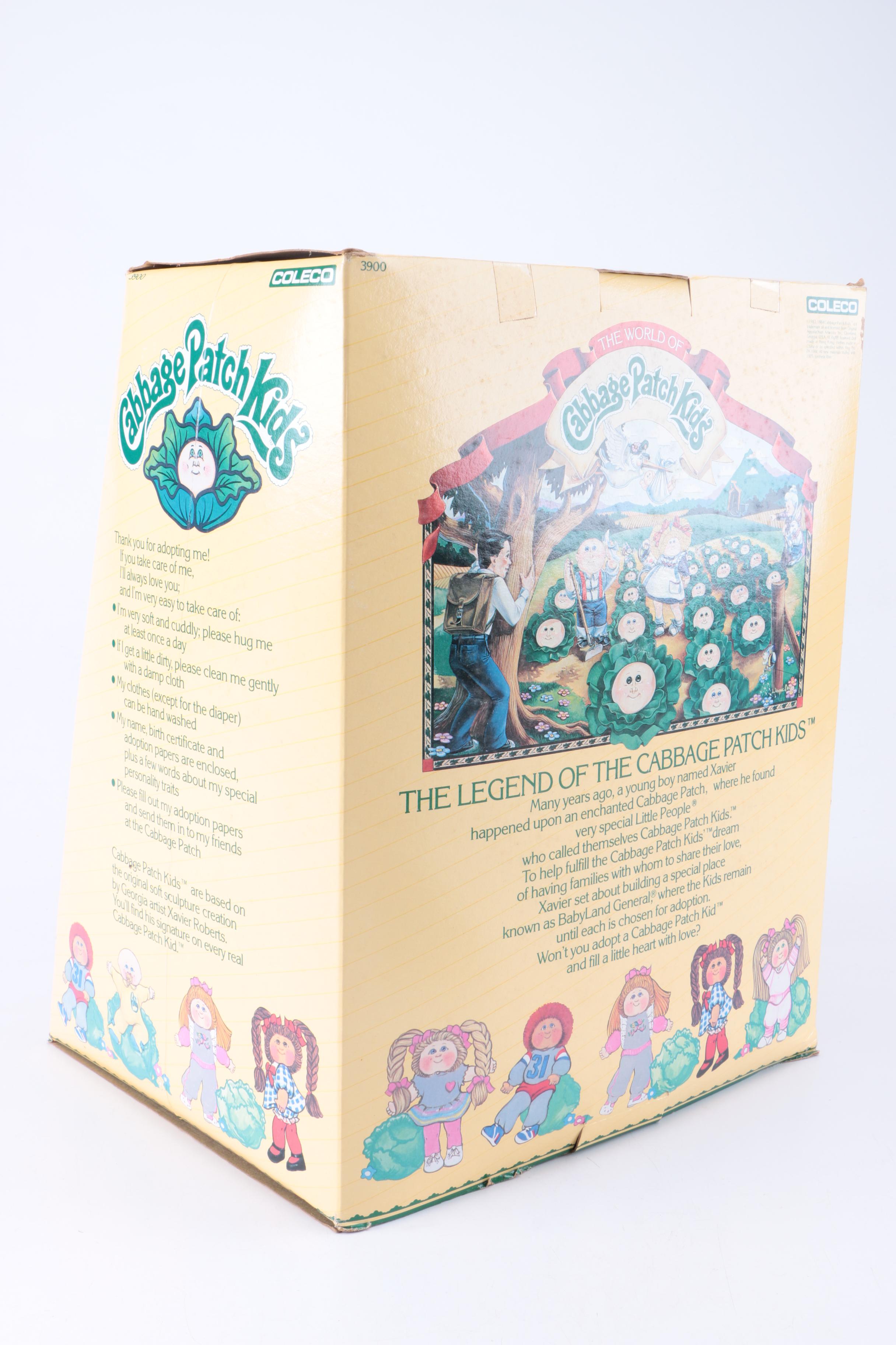 Circa 1980s Cabbage Patch Kids Dolls in Boxes