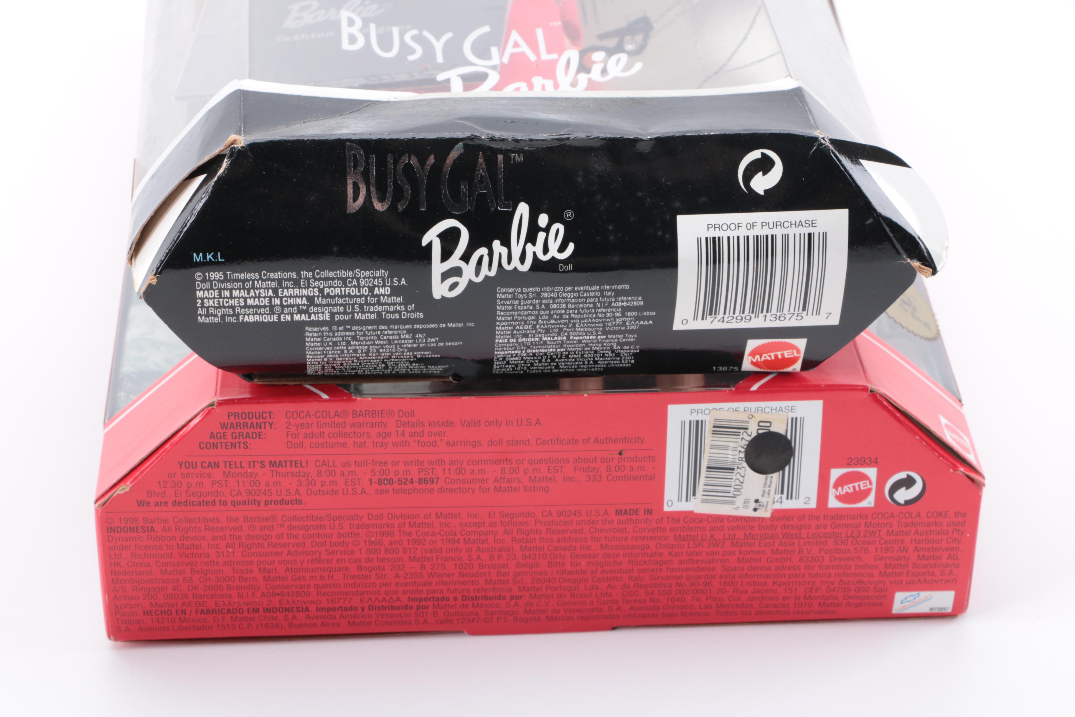 Vintage Branded and Themed Barbies