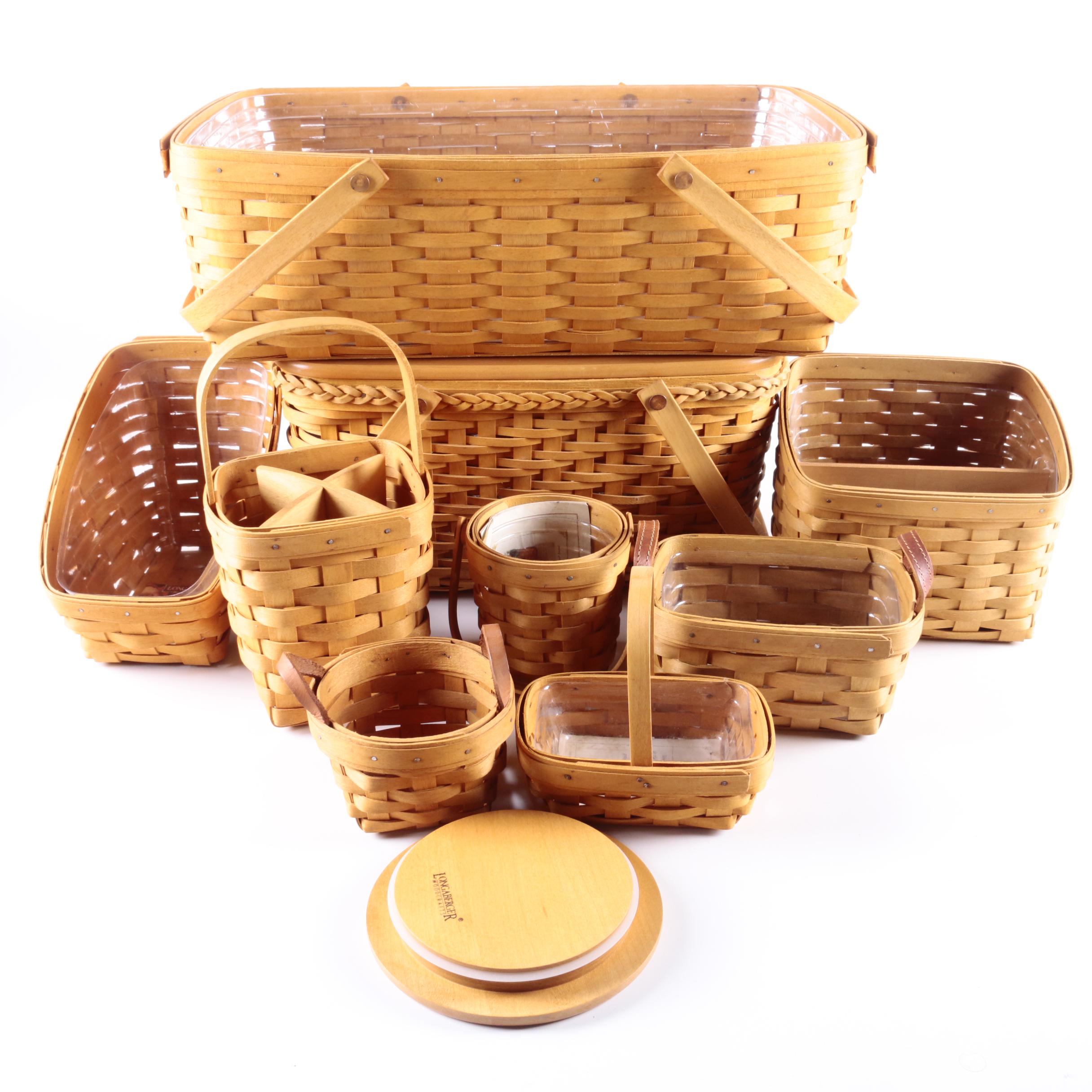 Collection of Longaberger Baskets