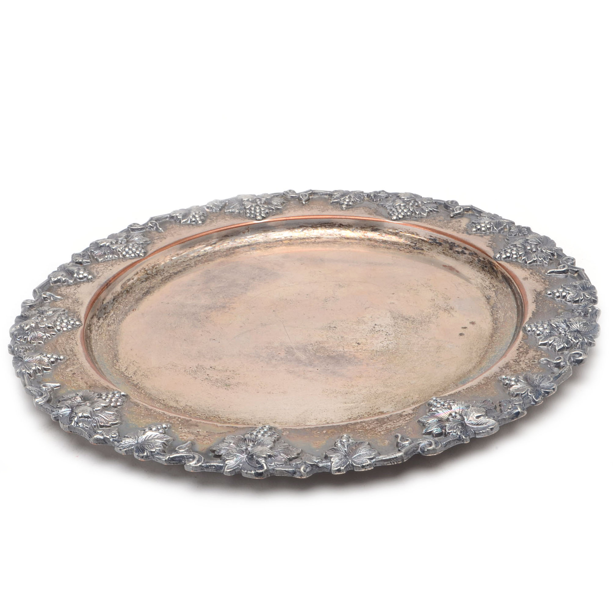 Vintage Silver Plated Serving Trays Including Sheffield