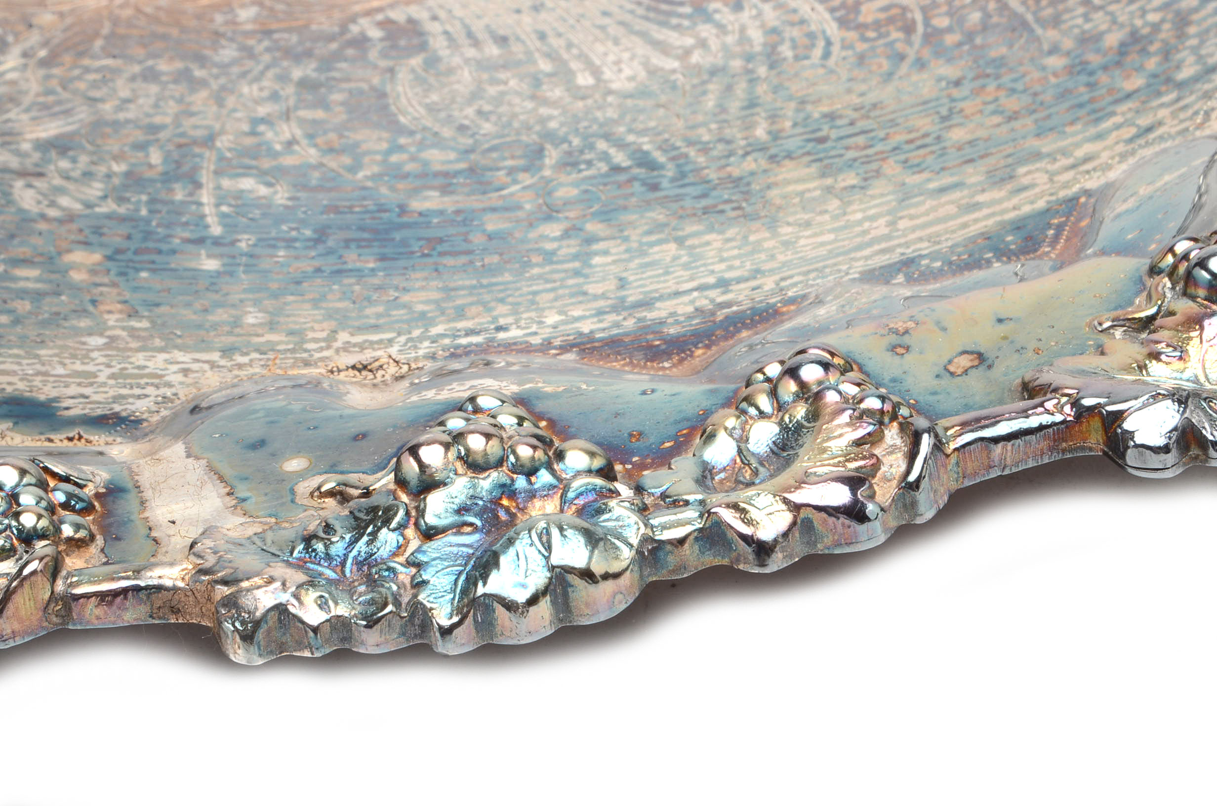 Vintage Silver Plated Serving Trays Including Sheffield