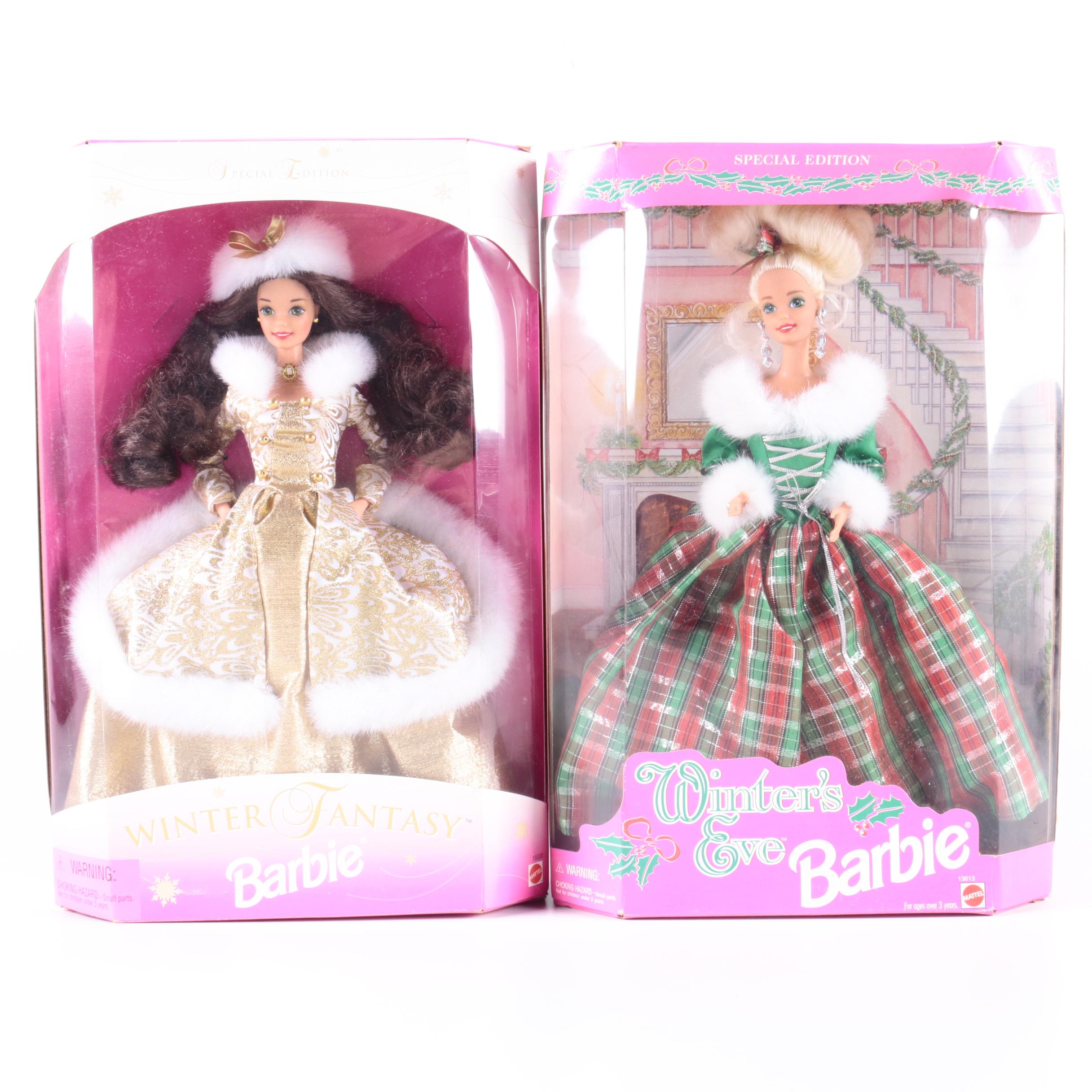 Barbie Dolls Including Beauty Barbie's Dog