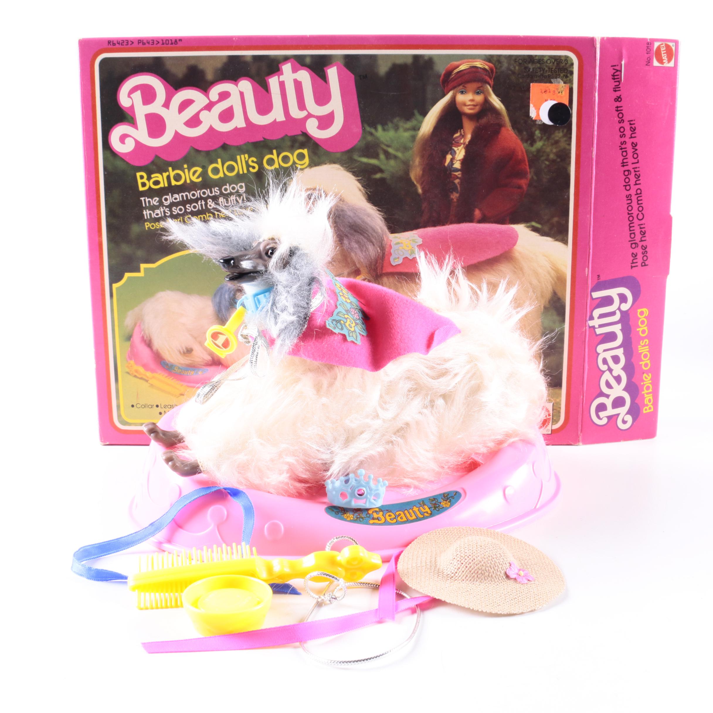Barbie Dolls Including Beauty Barbie's Dog