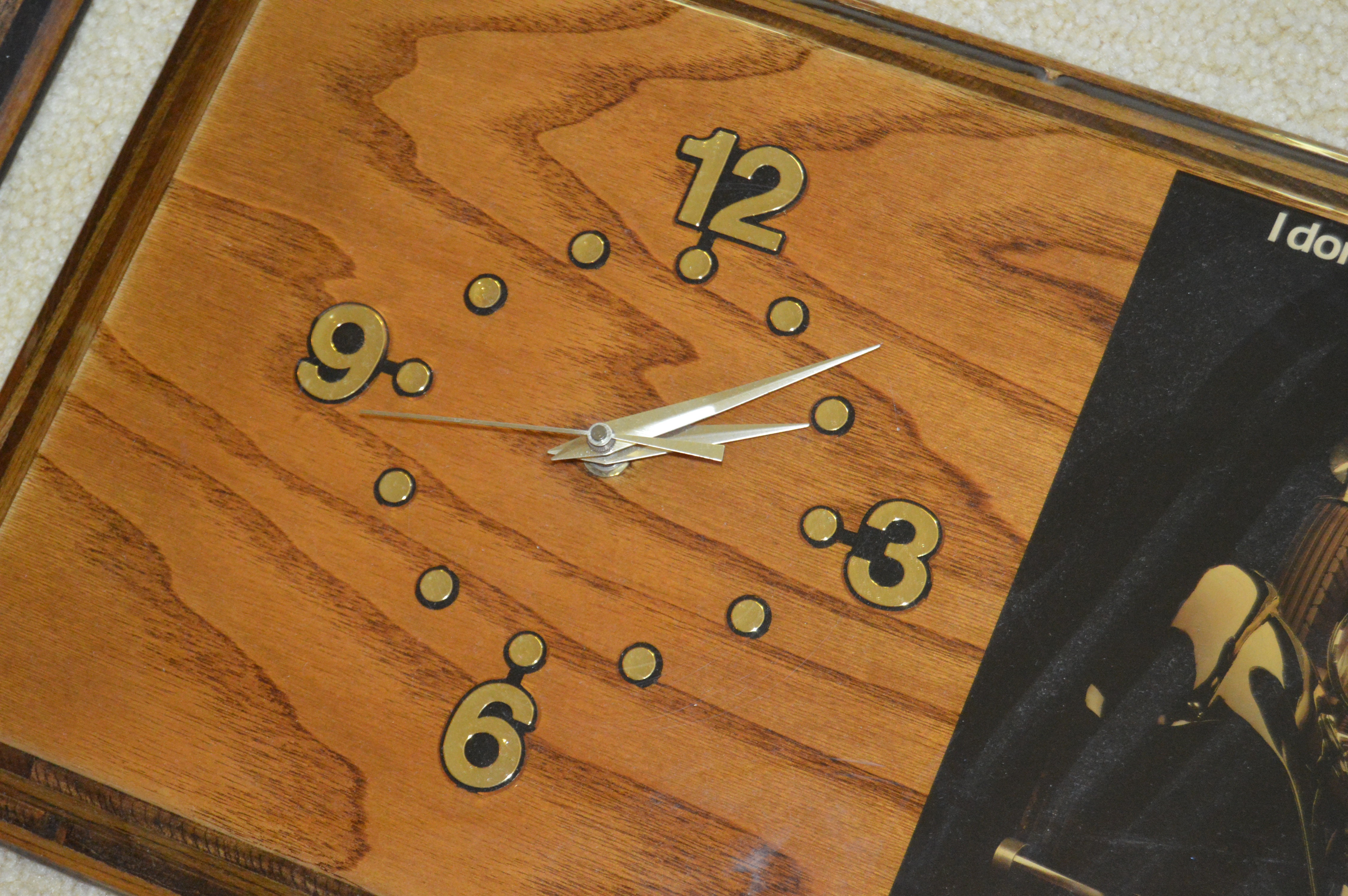 Vintage Snap-on Tools Pin-Up Model and Mercedes Wall Clocks