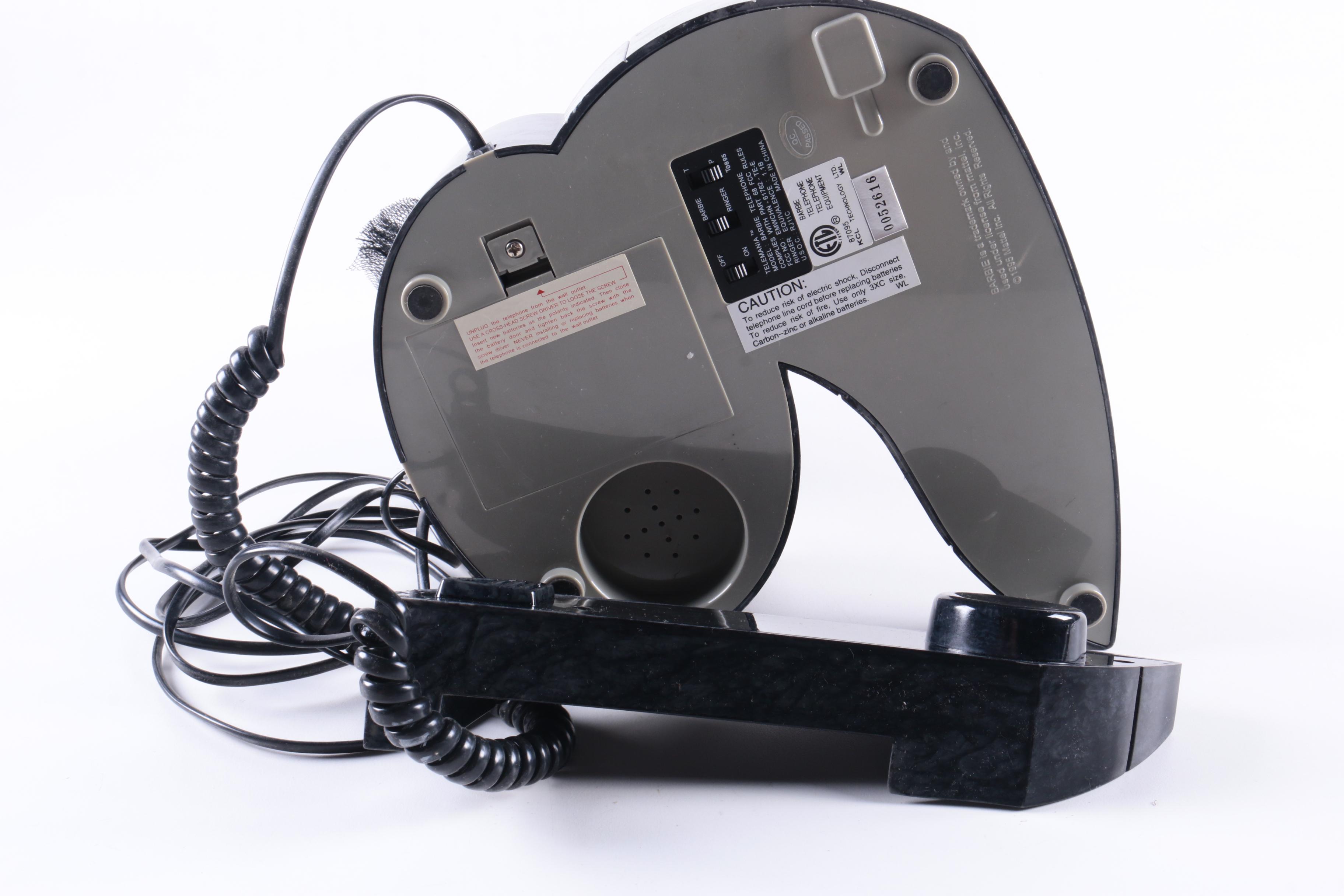 Vintage Novelty Singing Barbie Phone