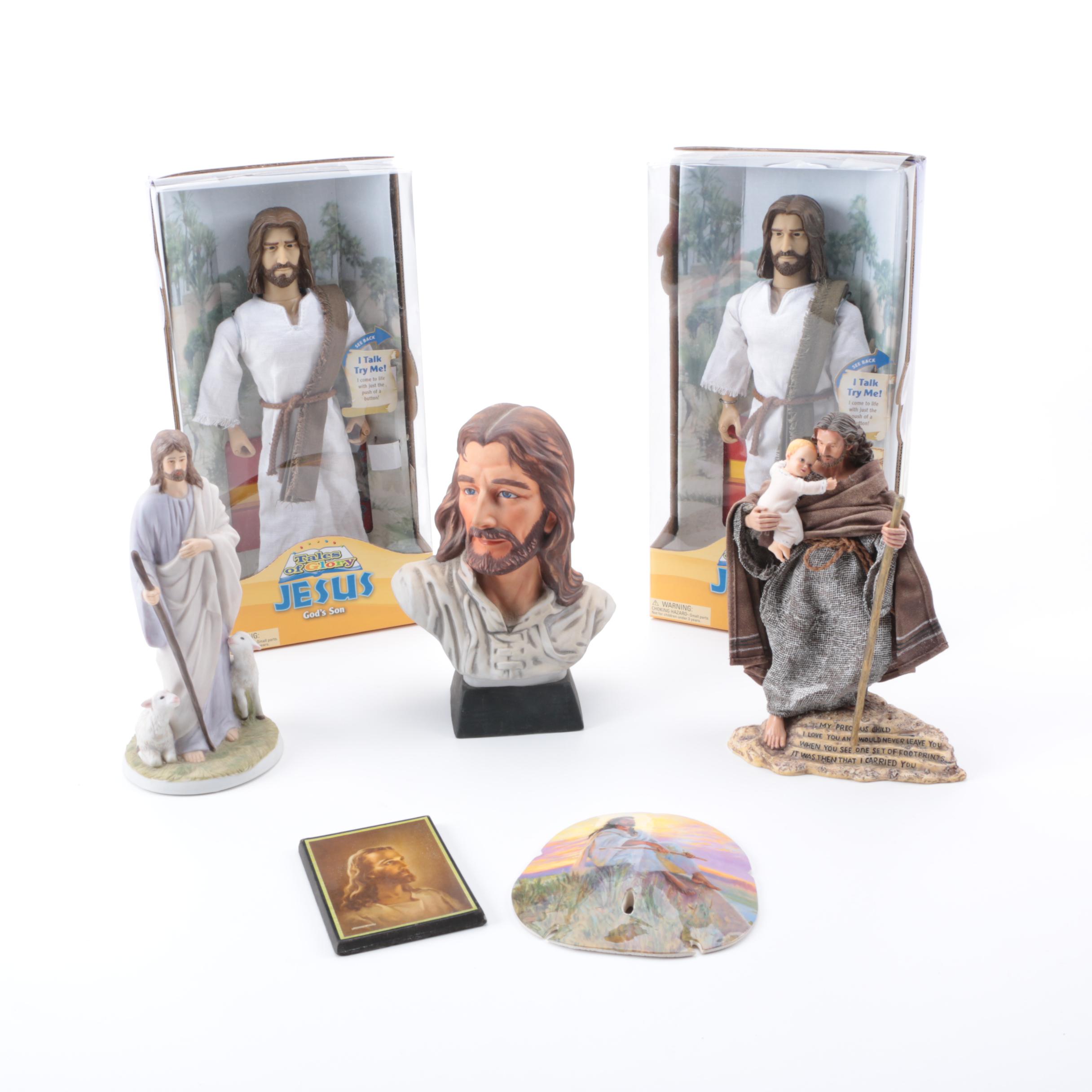 Jesus Christ Themed Figurines, Plaques and Action Figures