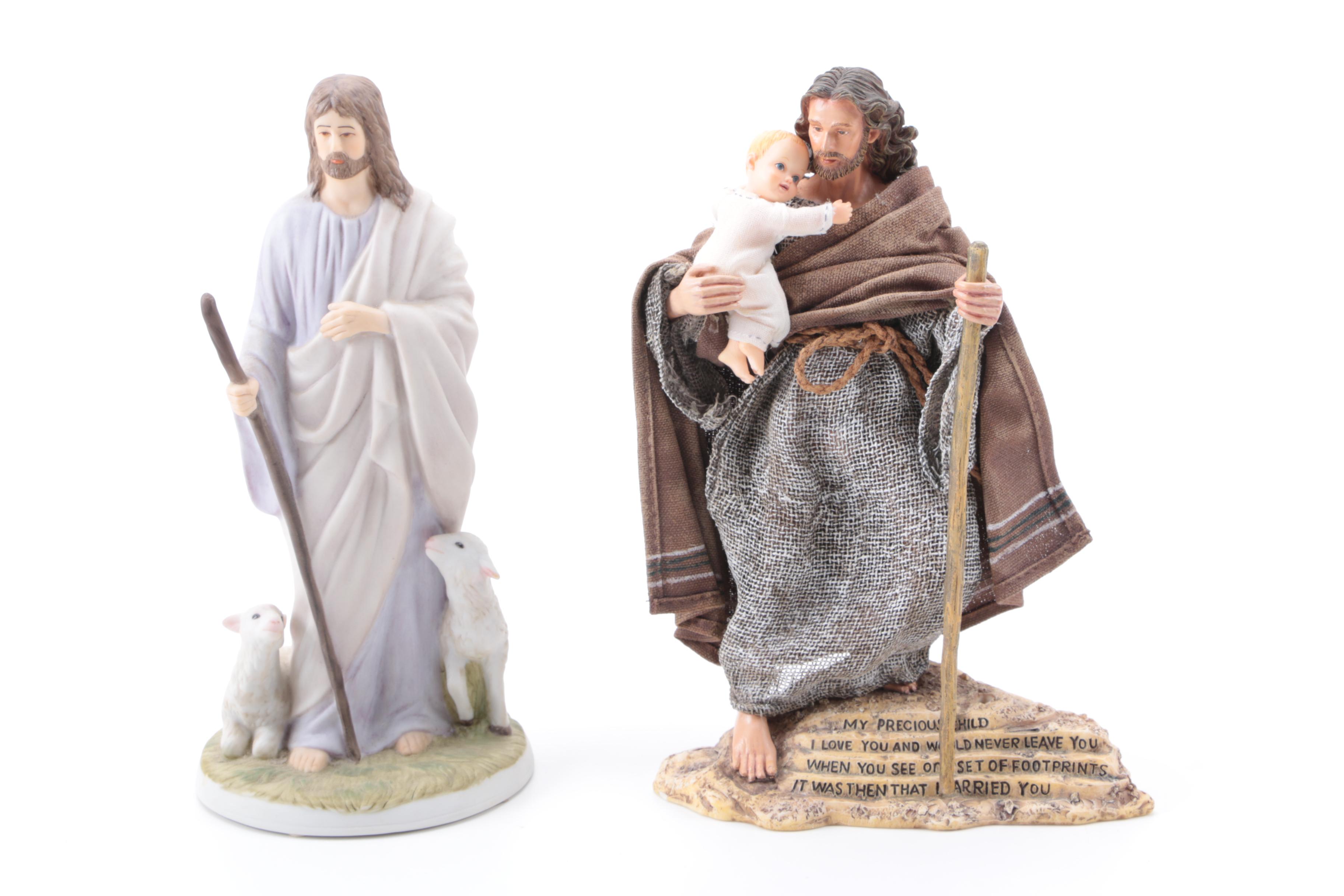 Jesus Christ Themed Figurines, Plaques and Action Figures