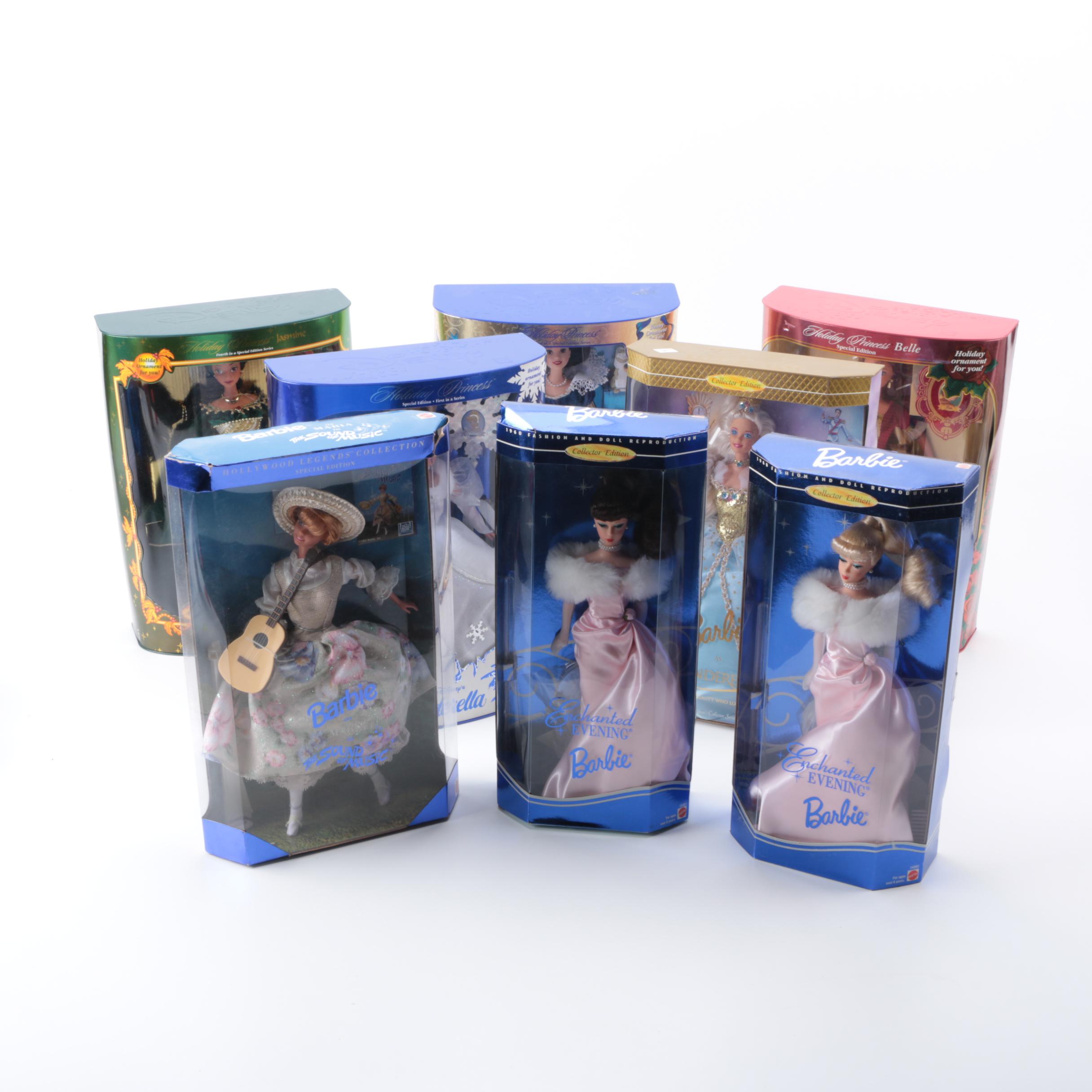 Special Edition Barbie Dolls, Including Disney Dolls