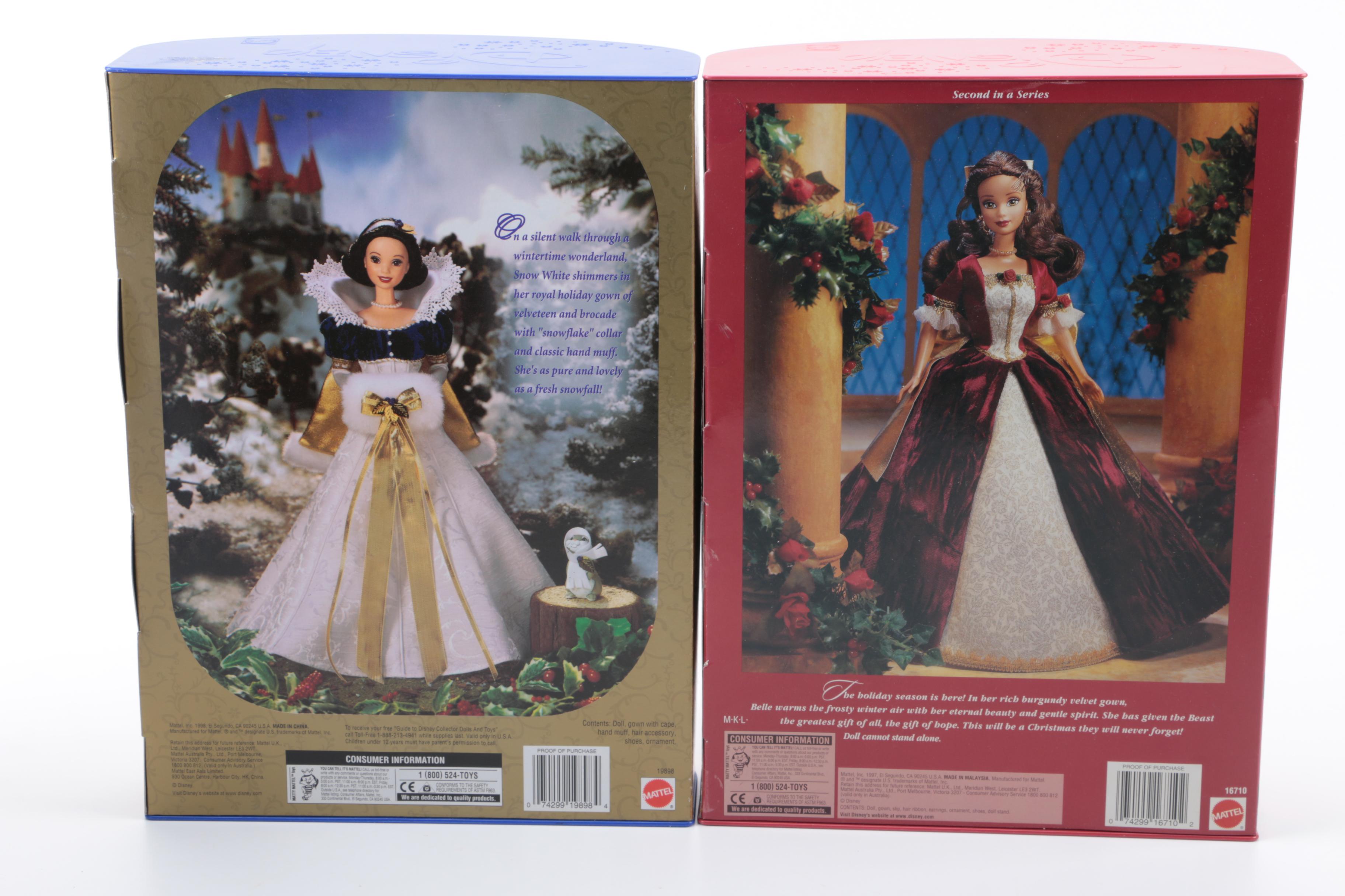 Special Edition Barbie Dolls, Including Disney Dolls