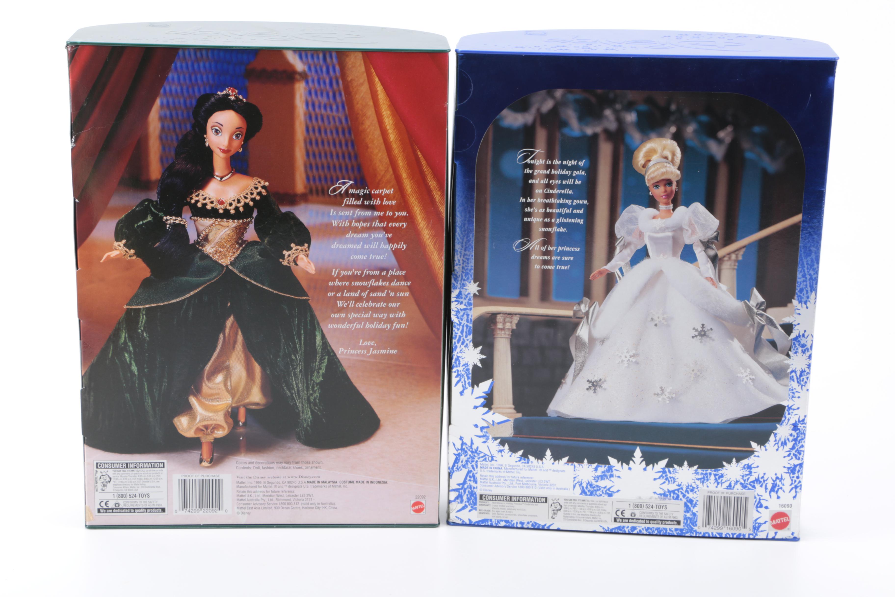 Special Edition Barbie Dolls, Including Disney Dolls