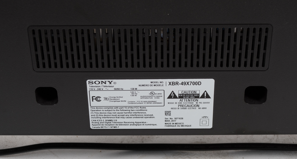 Sony Flat Screen Television