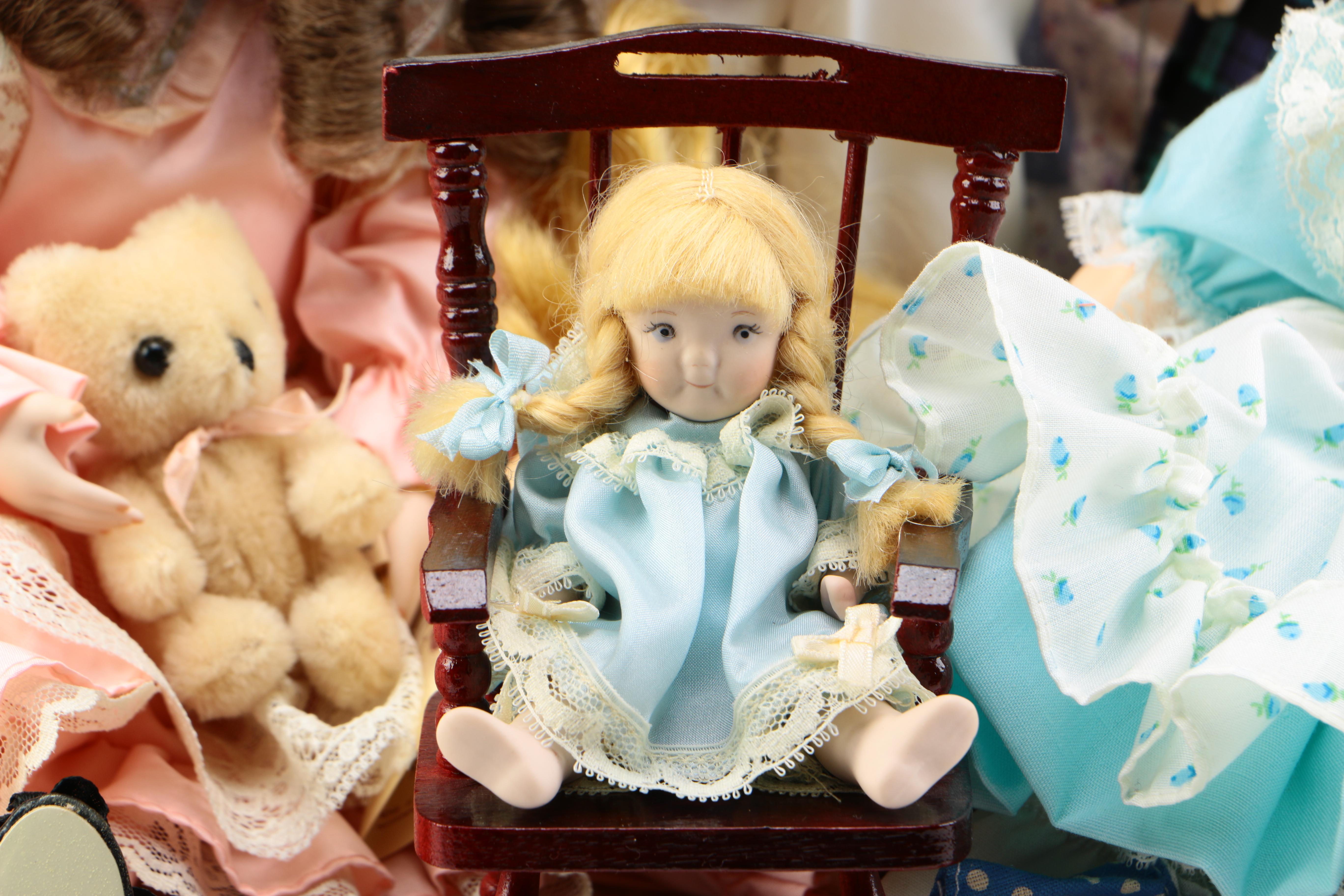 Variety Porcelain and Ceramic Dolls