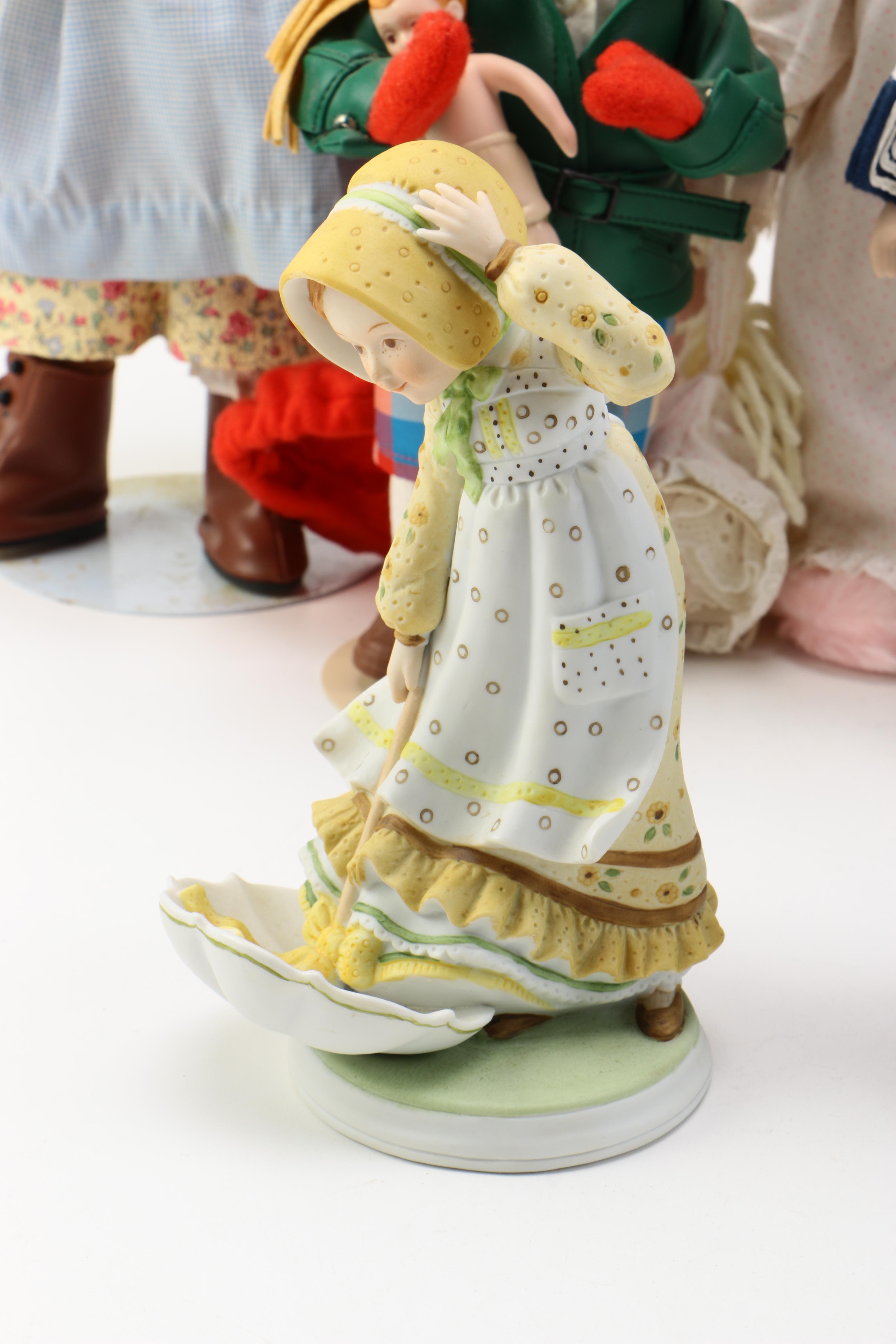 Variety Porcelain and Ceramic Dolls