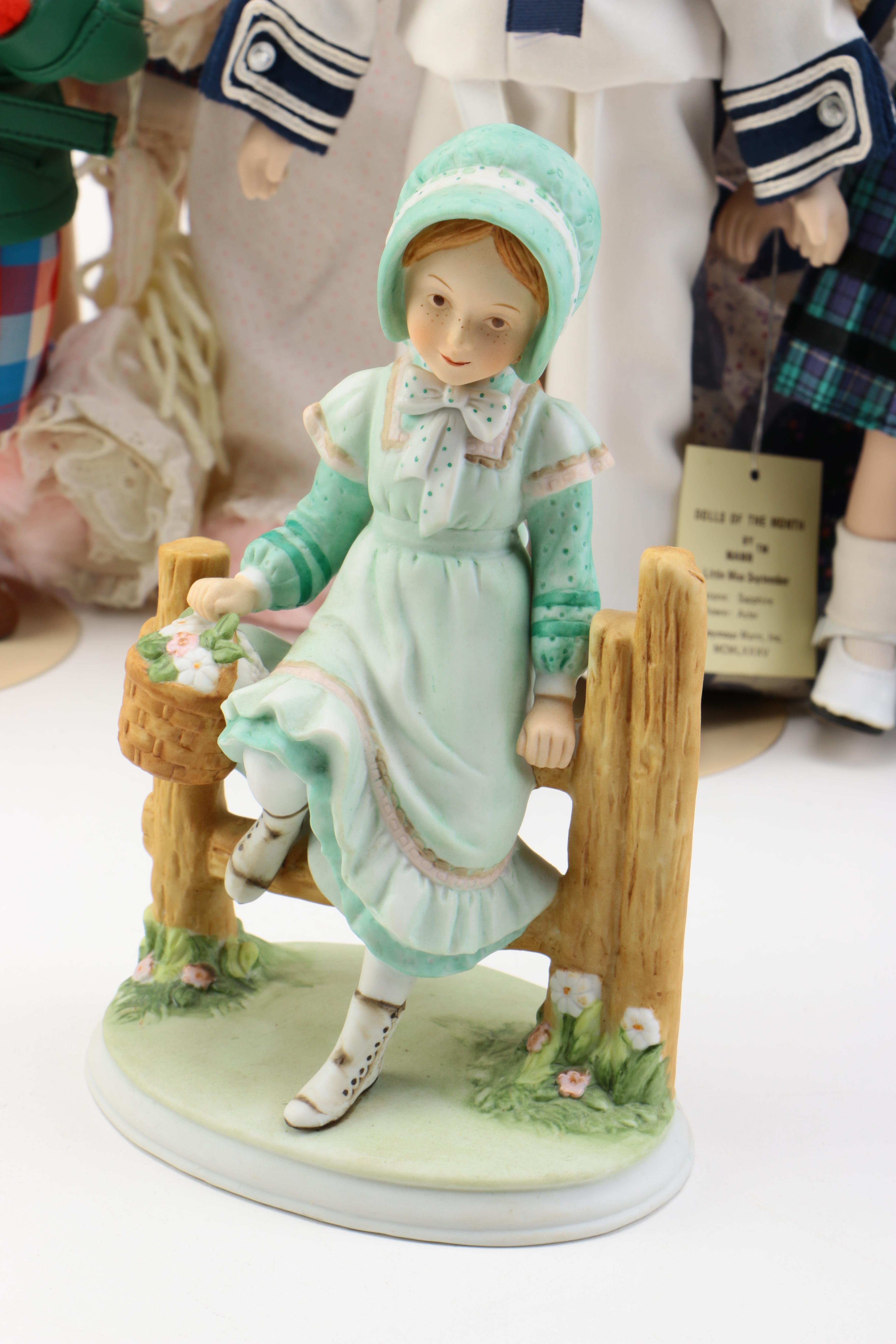 Variety Porcelain and Ceramic Dolls