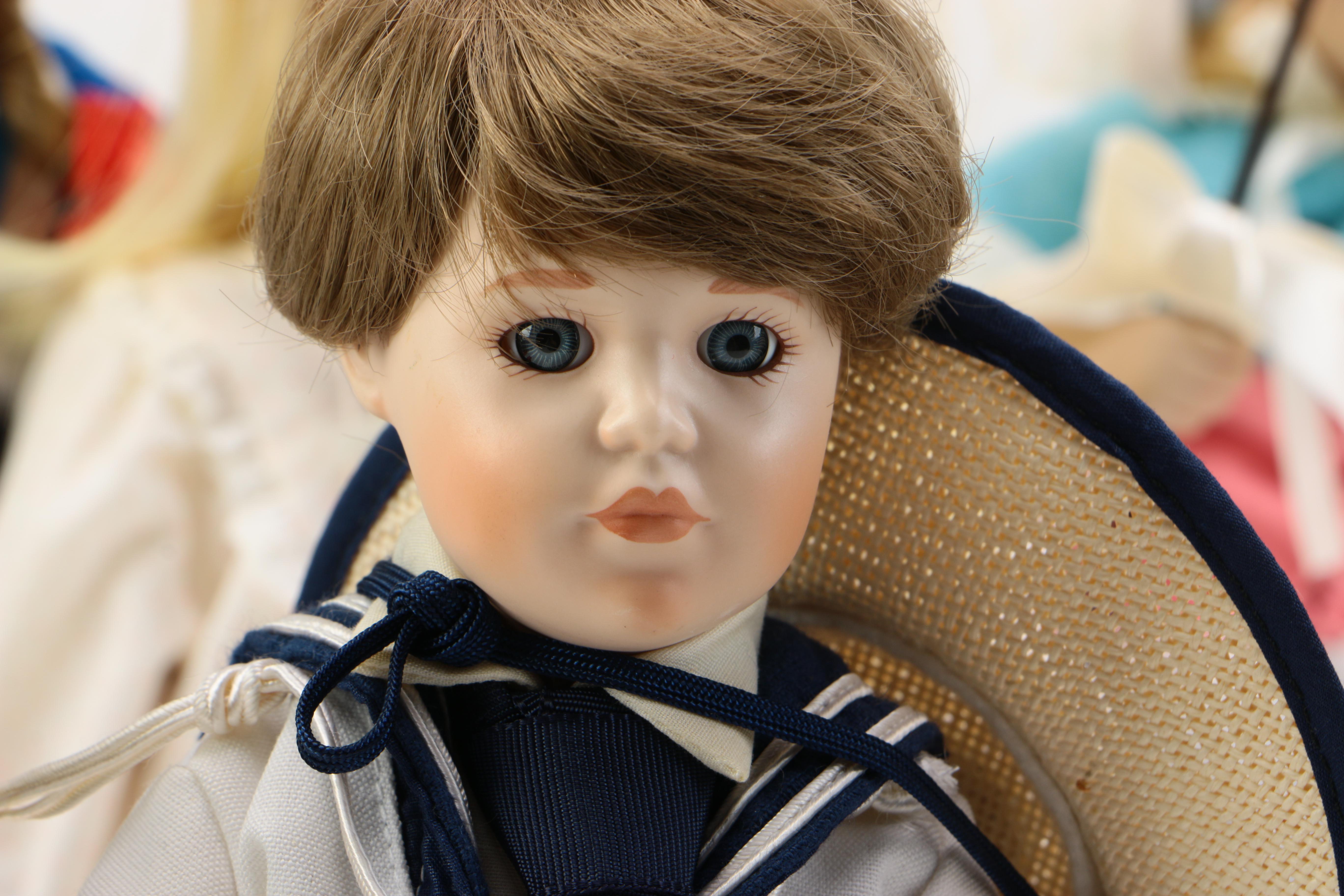 Variety Porcelain and Ceramic Dolls