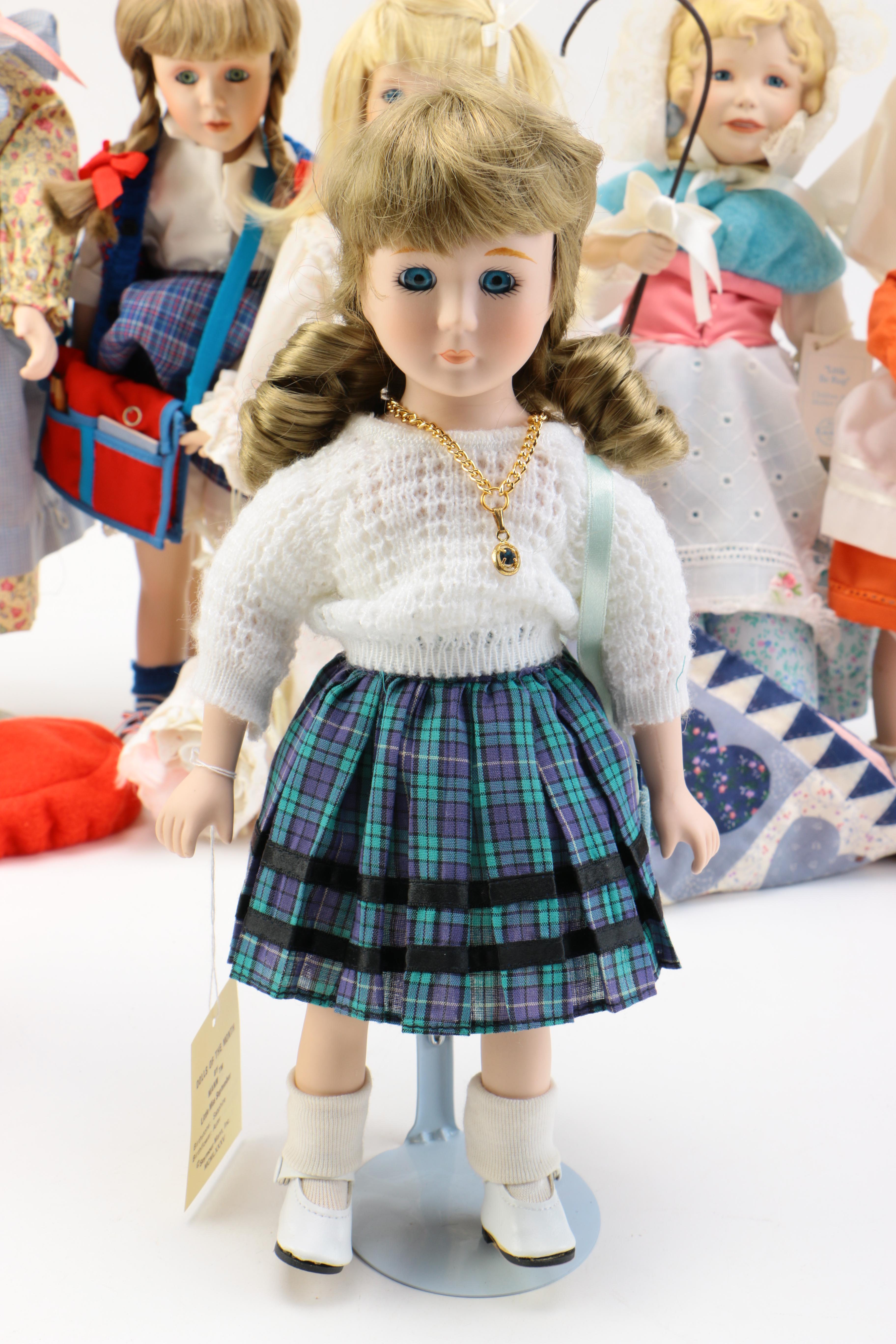 Variety Porcelain and Ceramic Dolls