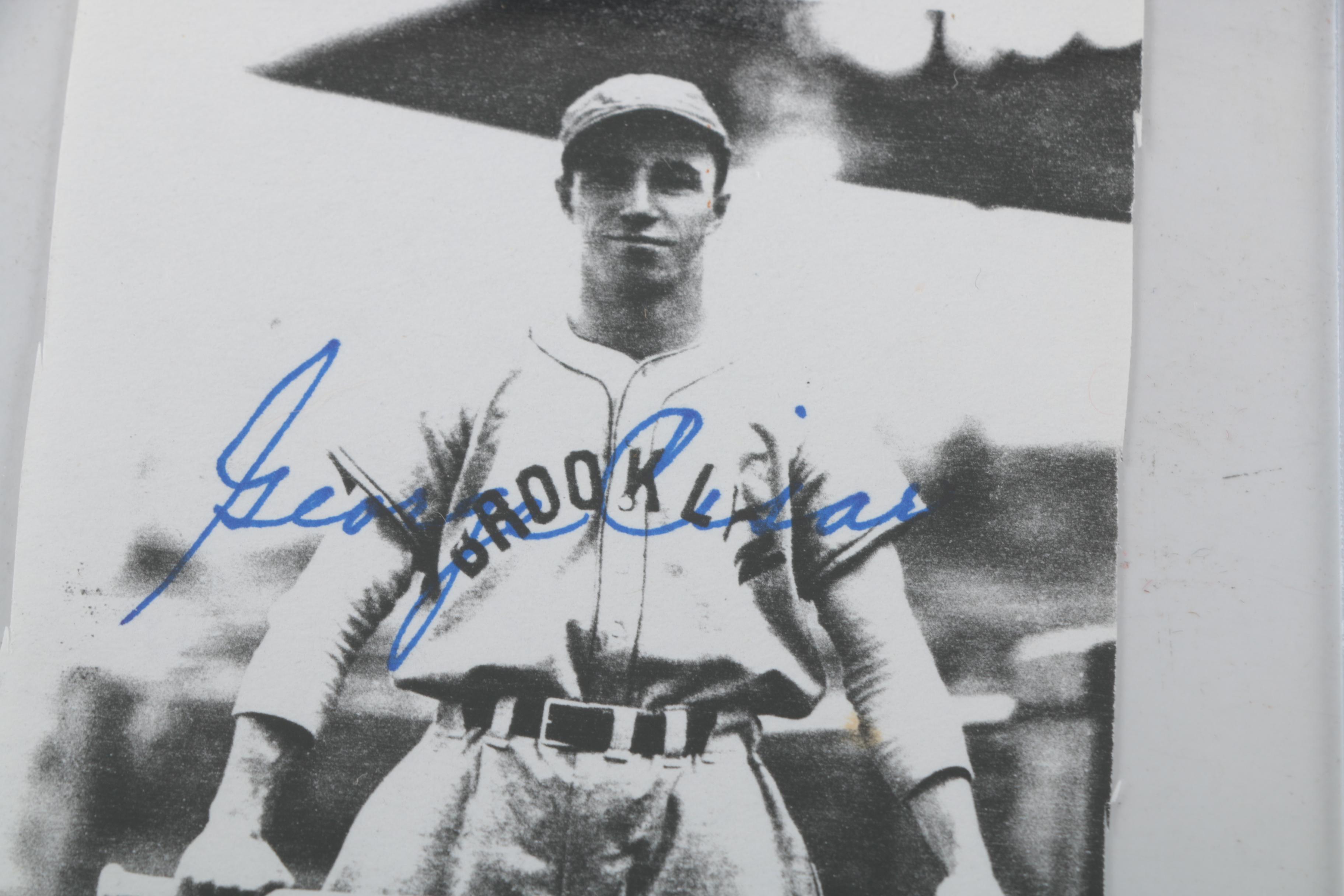 George Cisar and Elmer Sexauer Signed Photographs