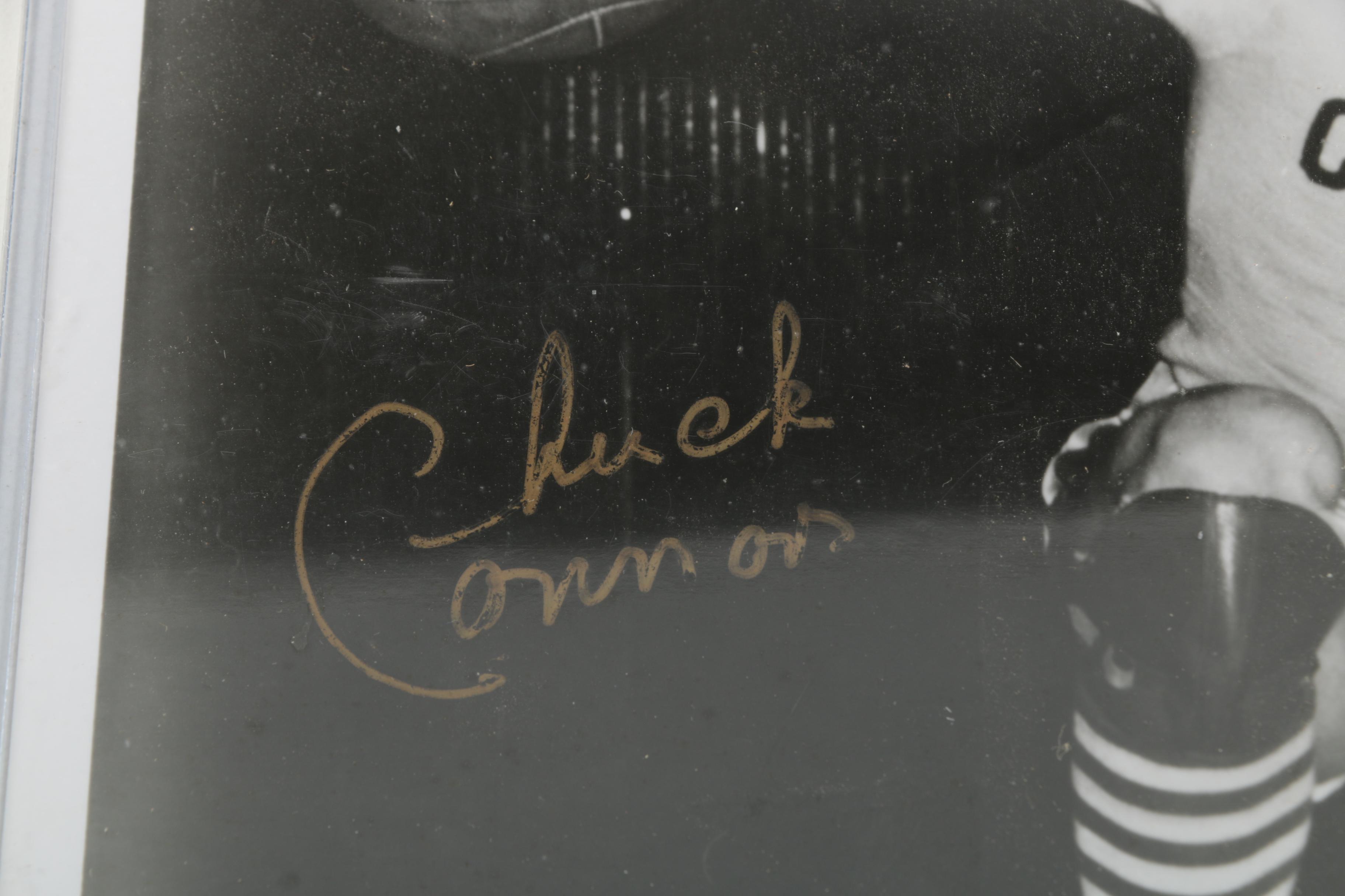 Autographed Chuck Conner Basketball Photo