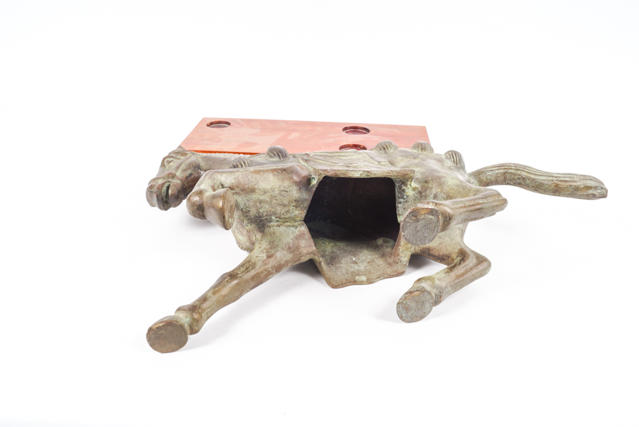 Chinese Cast Metal Tang Style Horse Figurine