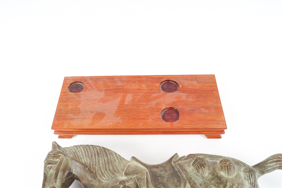 Chinese Cast Metal Tang Style Horse Figurine