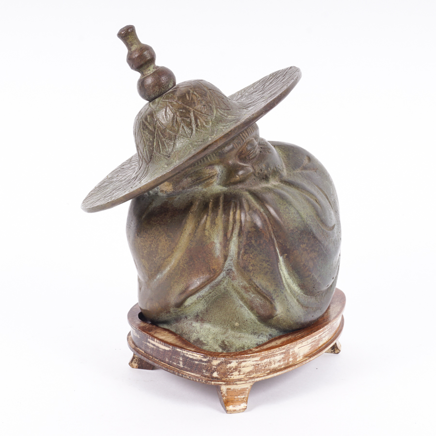 East Asian Cast Metal Figurine